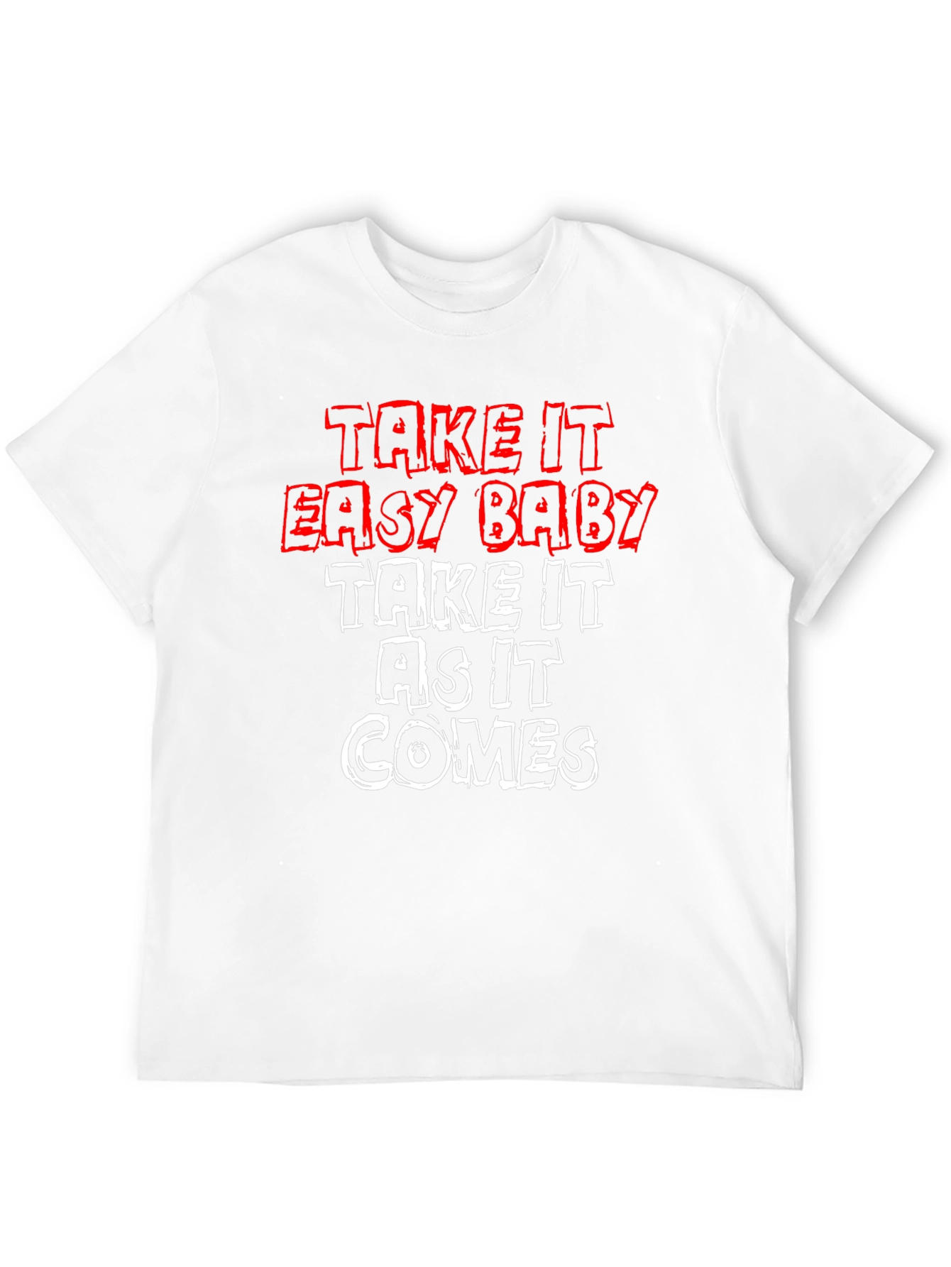 Take It Easy Graphic Tee - Relaxed Vibe