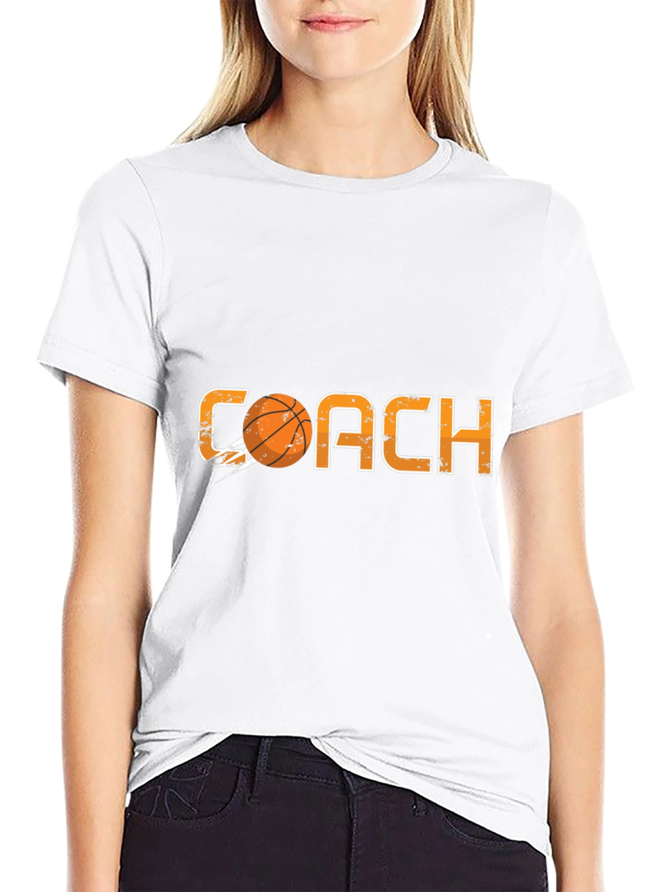 Basketball Coach T-Shirt - Black Graphic Tee