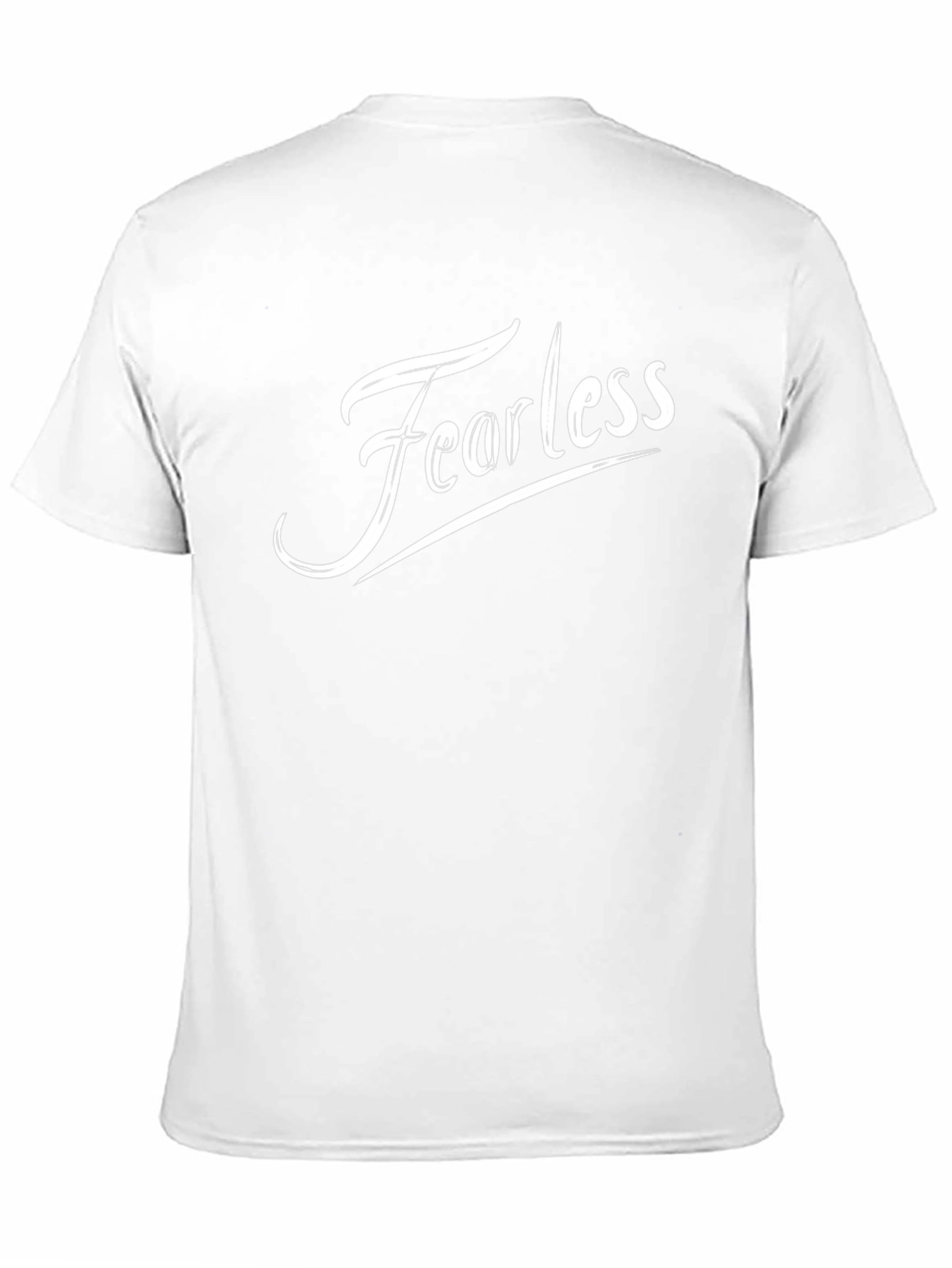 Fearless Graphic Tee - Black Cotton Comfort