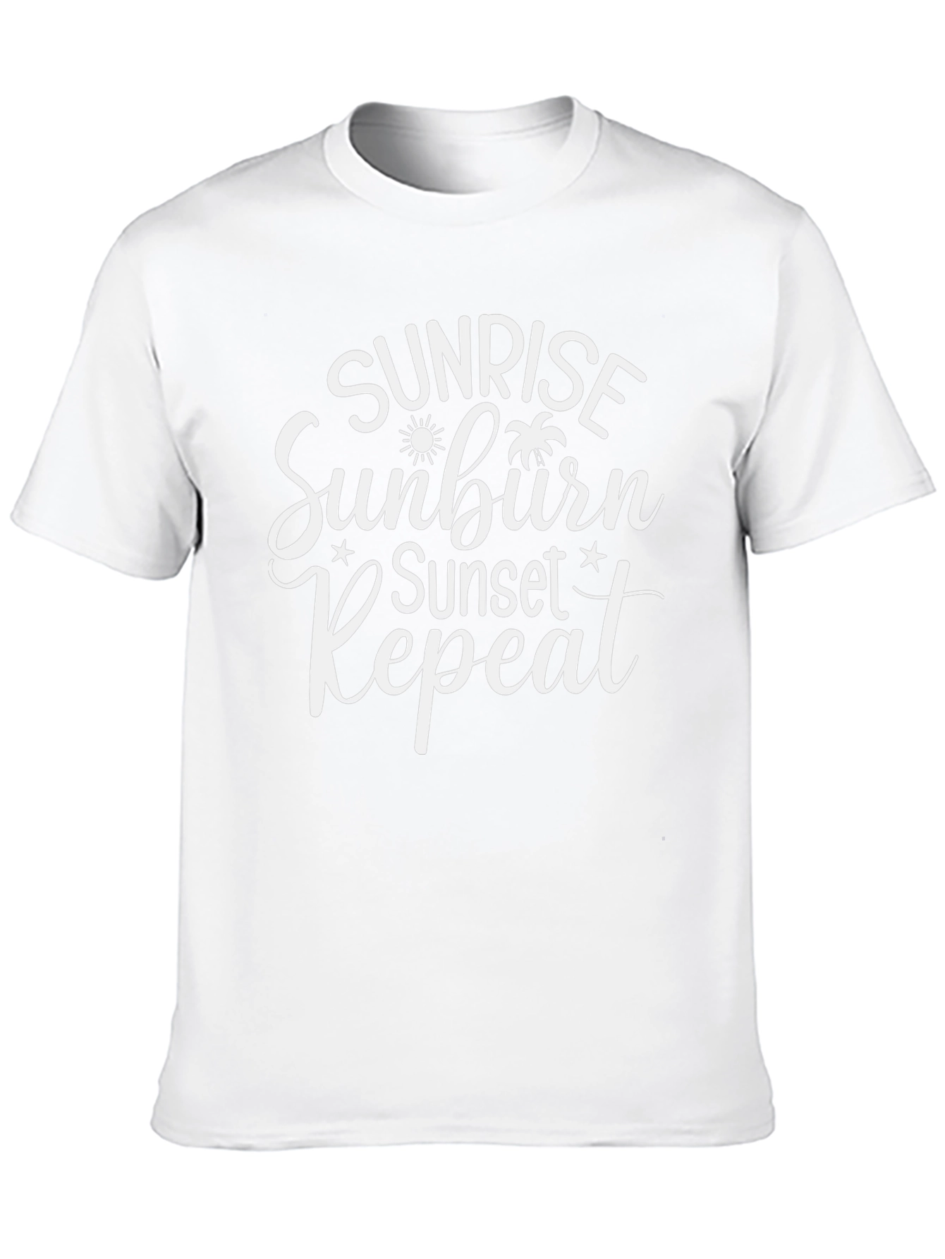 Sunrise Sunburn Sunset Repeat T-Shirt