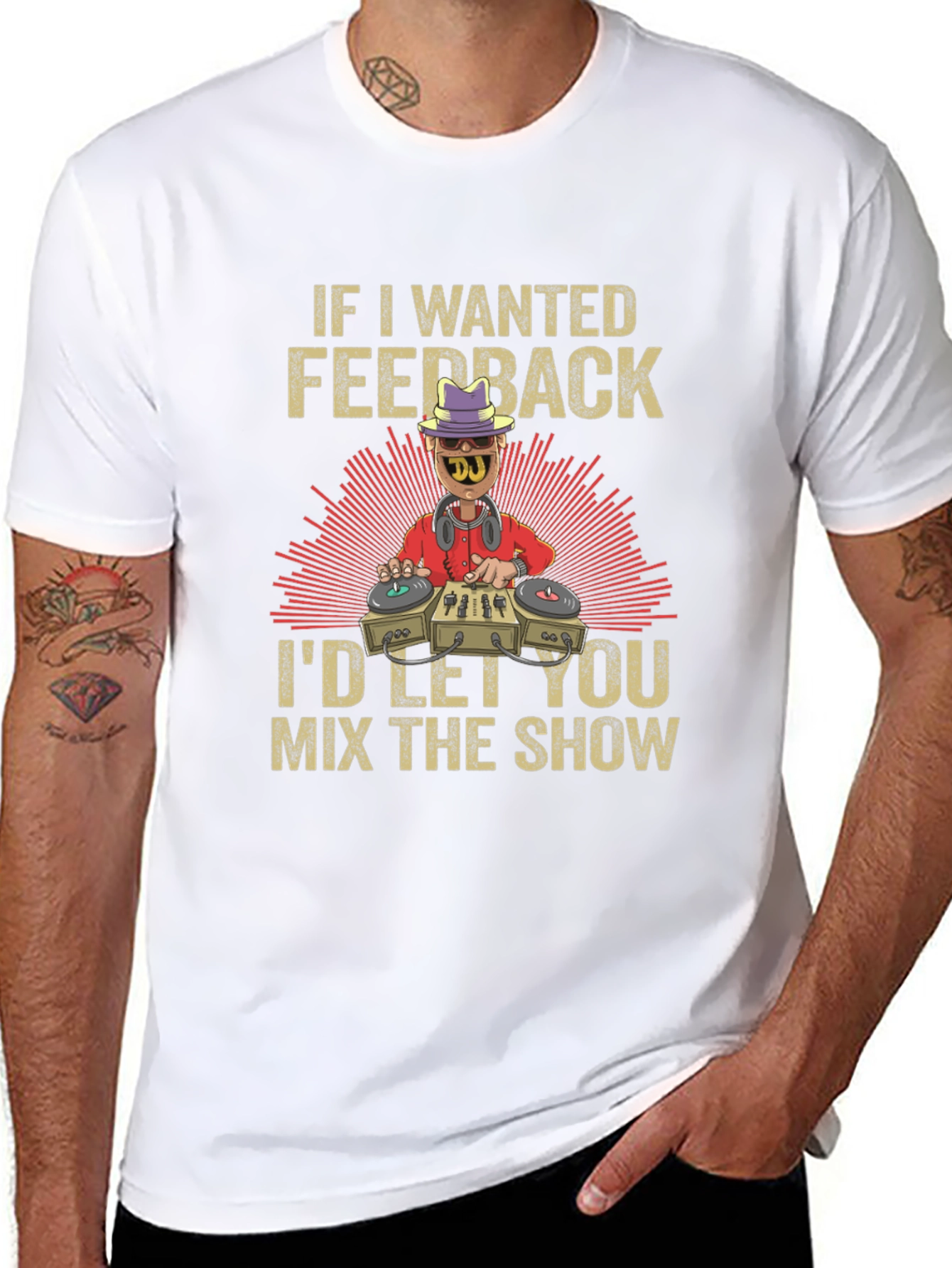 DJ Feedback Humor T-Shirt - Mix Master Apparel