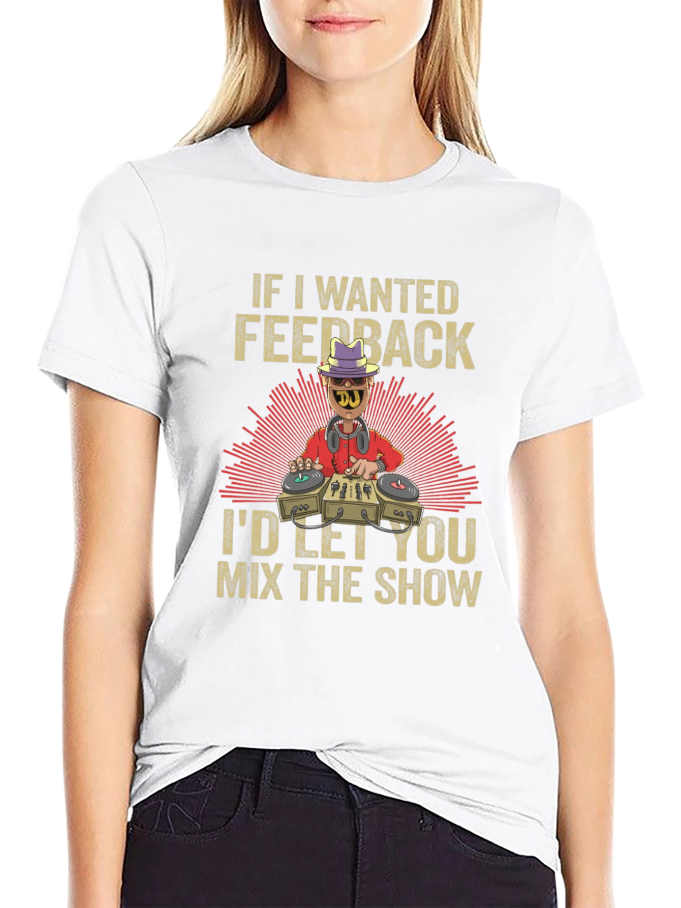 DJ Feedback Humor T-Shirt - Mix Master Apparel