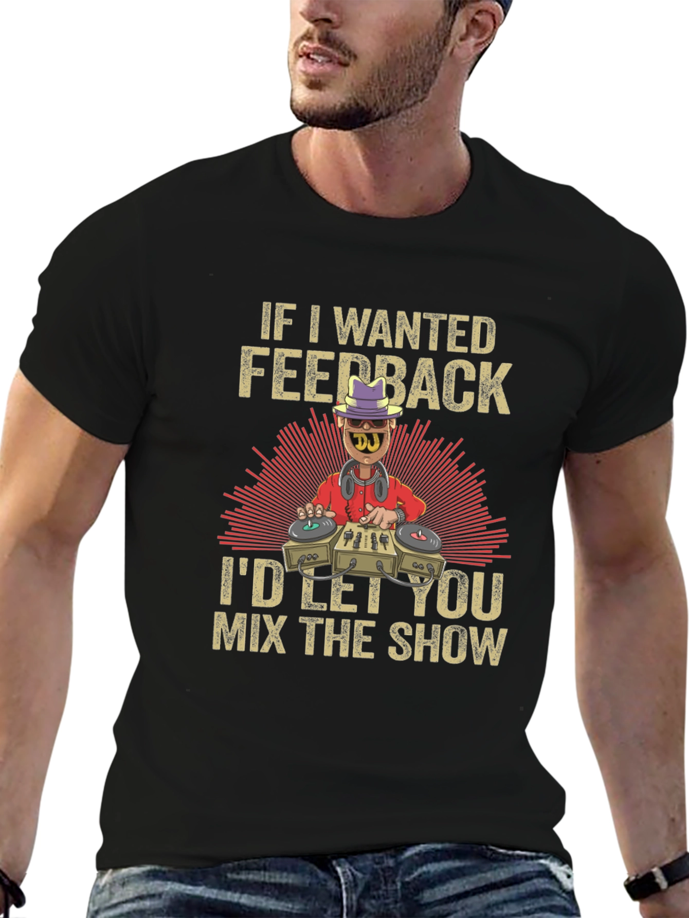DJ Feedback Humor T-Shirt - Mix Master Apparel