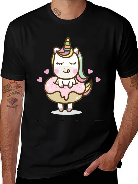 Unicorn Donut T-Shirt - Cute Kawaii Style