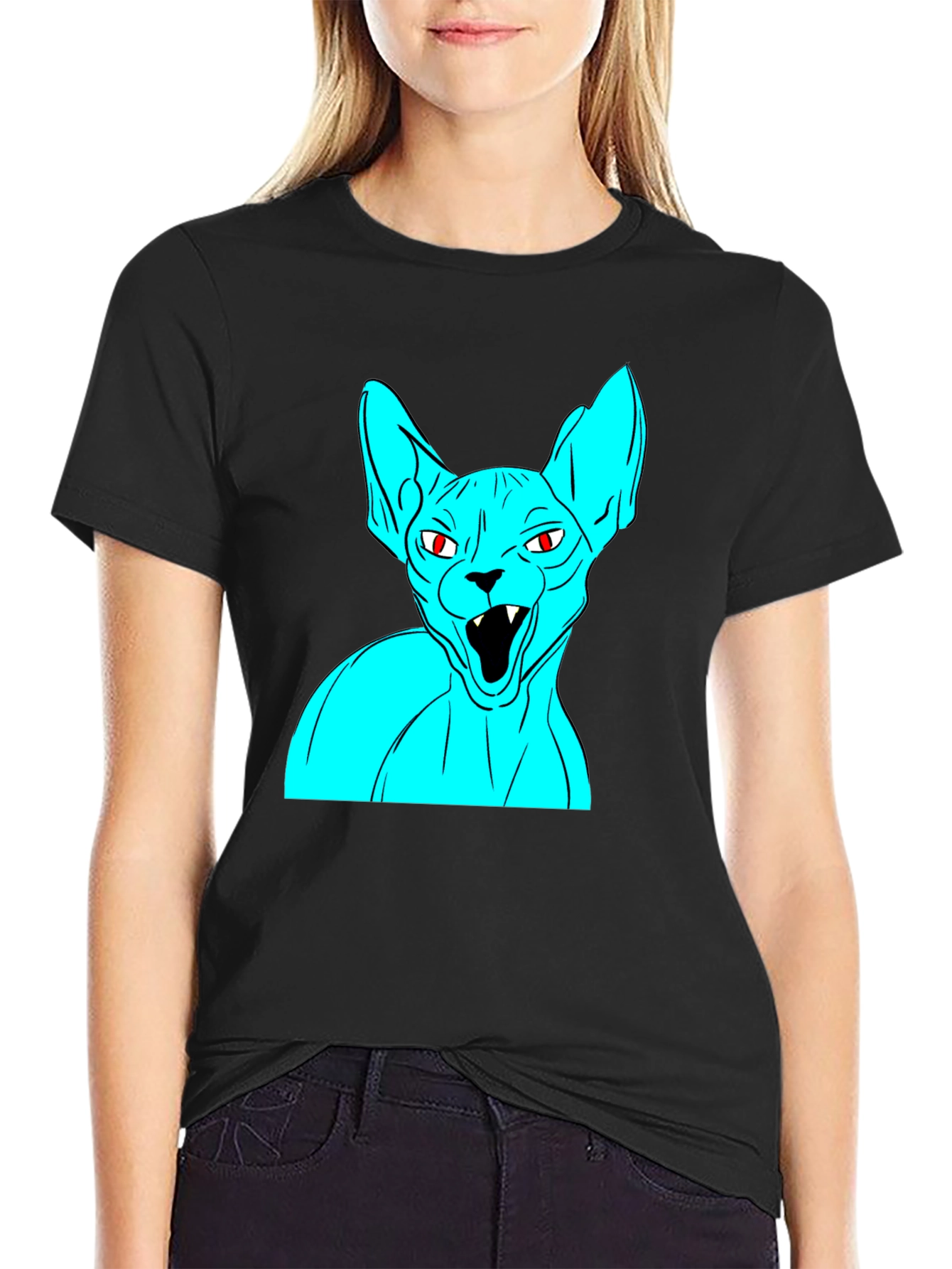 Sphynx Cat Graphic Tee - Unique Style