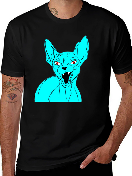 Sphynx Cat Graphic Tee - Unique Style