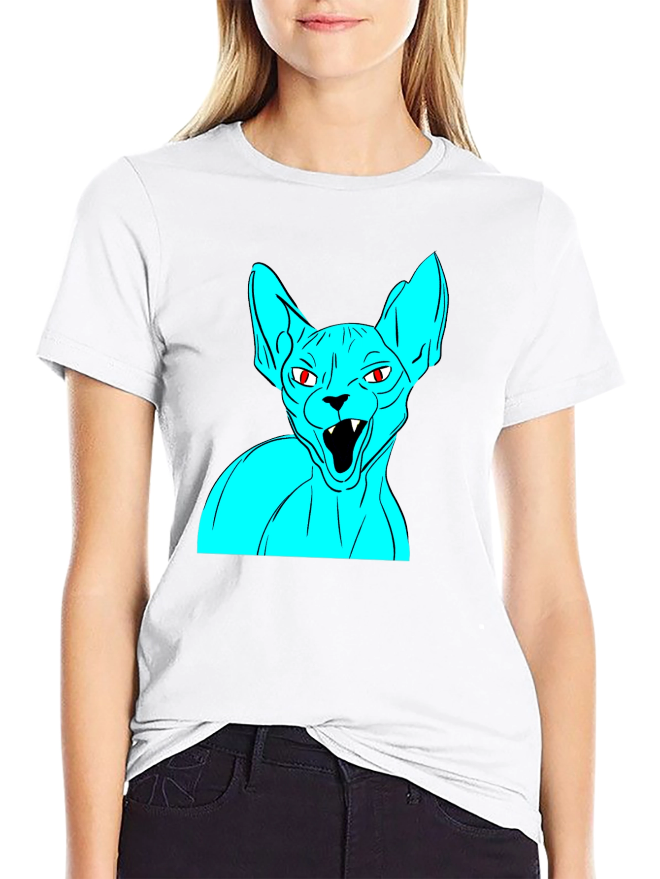 Sphynx Cat Graphic Tee - Unique Style