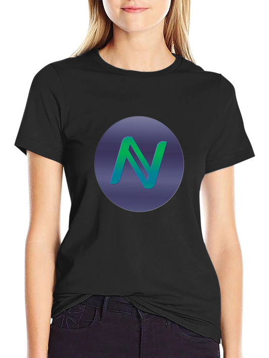 Gradient N Logo Black T-Shirt