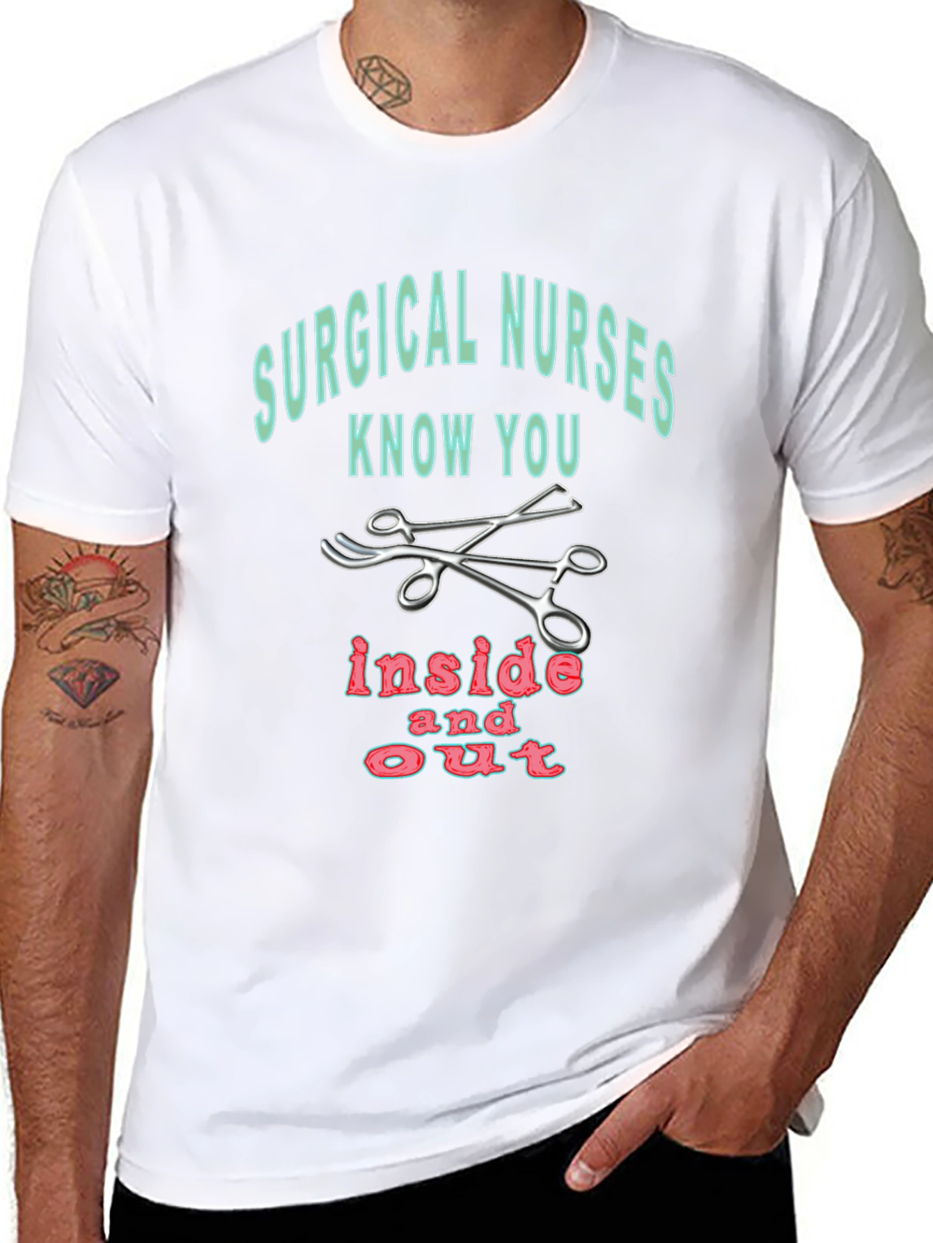 Surgical Nurse T-Shirt - Inside and Out