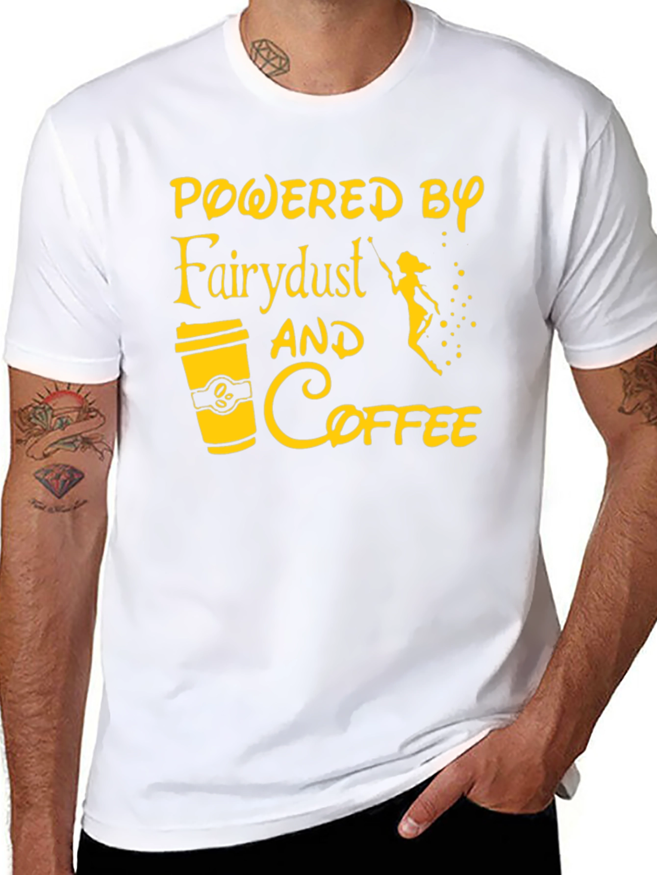 Powered by Fairy Dust & Coffee Graphic Tee