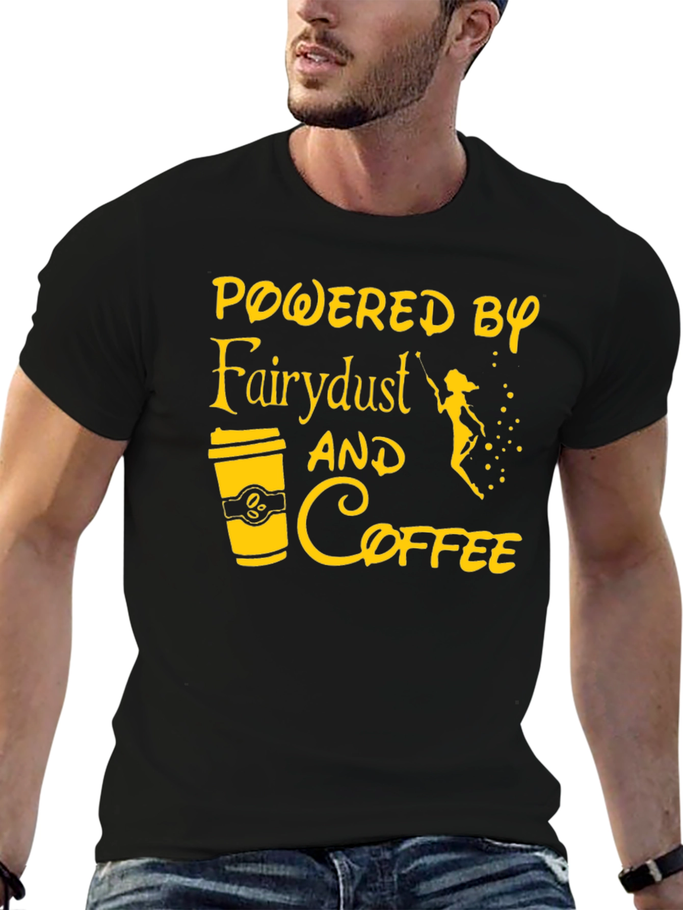 Powered by Fairy Dust & Coffee Graphic Tee