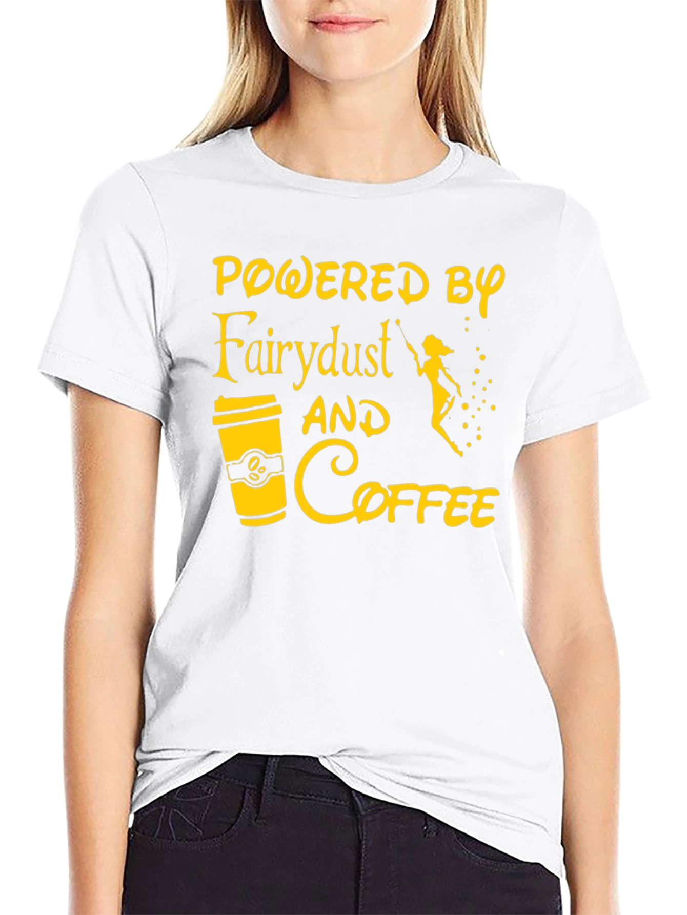 Powered by Fairy Dust & Coffee Graphic Tee