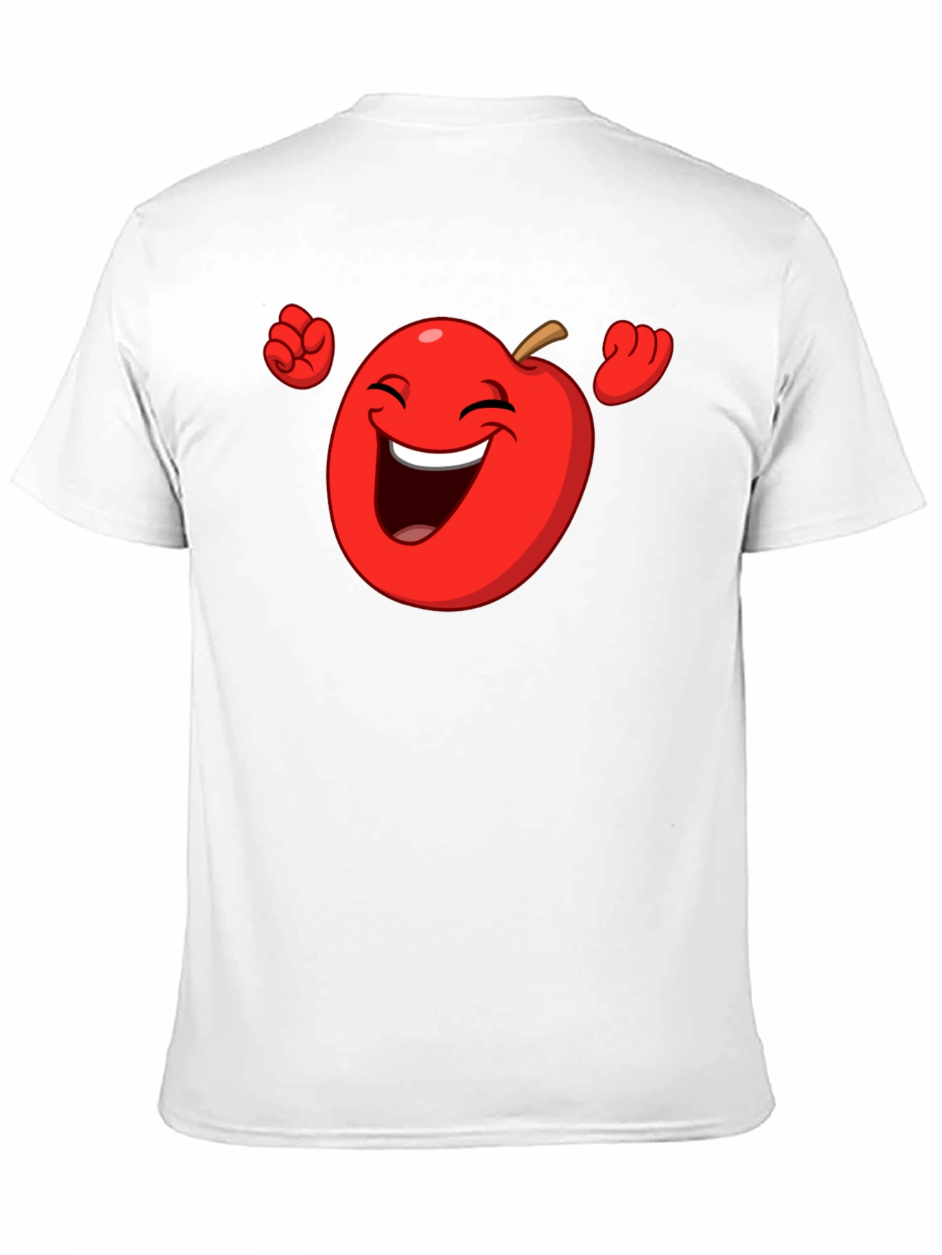 Funny Apple Cartoon Graphic T-Shirt