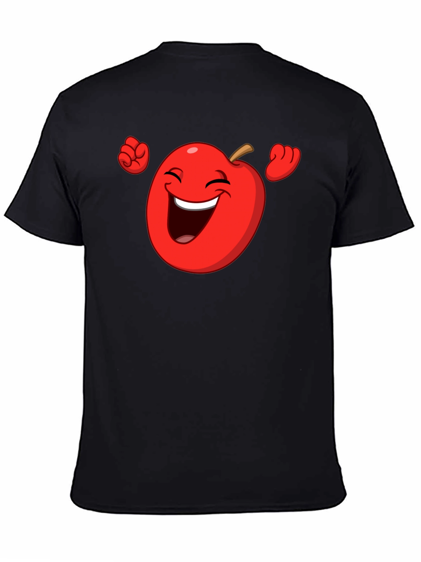 Funny Apple Cartoon Graphic T-Shirt
