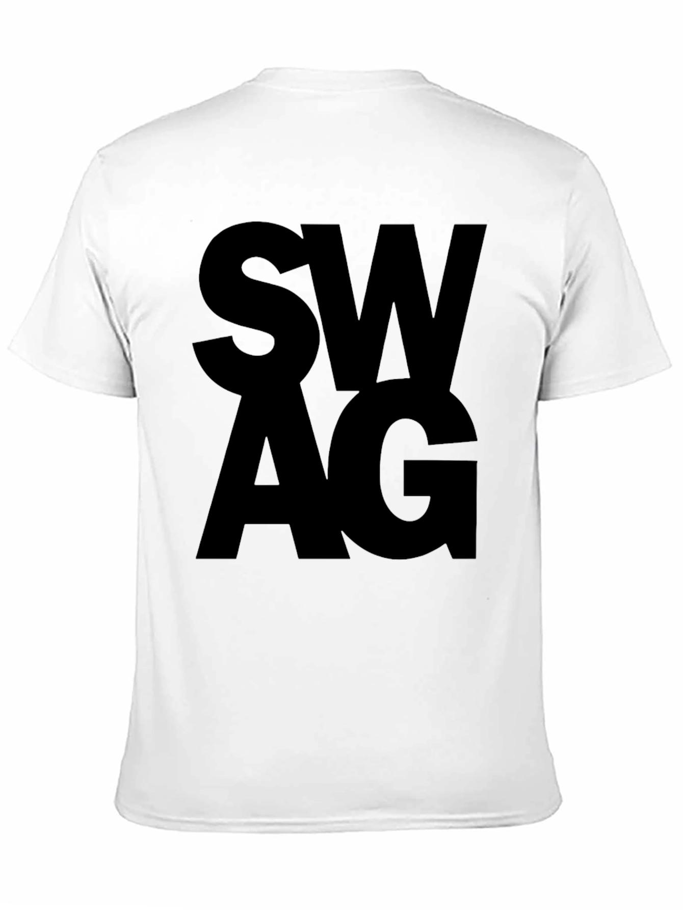 Swag Black Graphic Tee - Trendy Casual Style