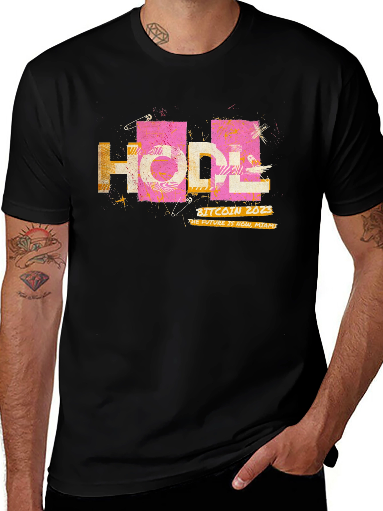Bitcoin 2023 HODL Graphic T-Shirt