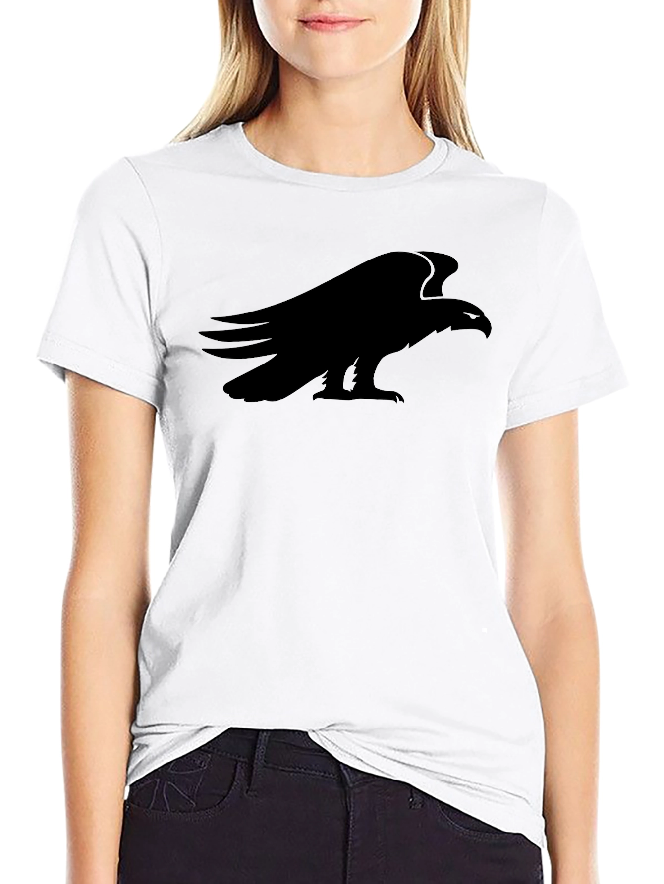 Black Eagle Graphic T-Shirt - Mens Casual Tee