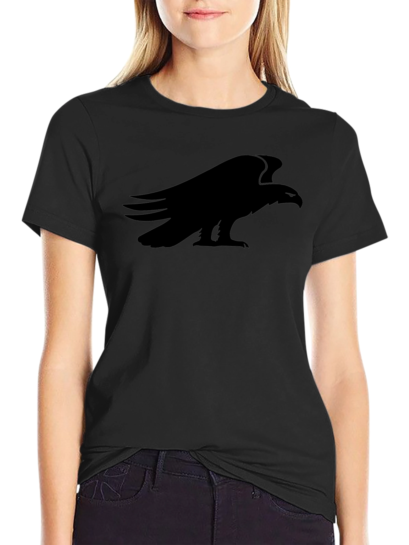 Black Eagle Graphic T-Shirt - Mens Casual Tee