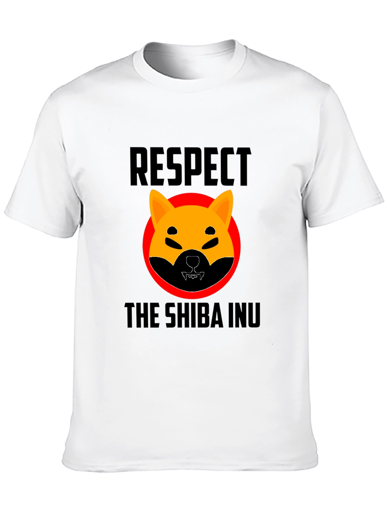 Respect the Shiba Inu T-Shirt - Black