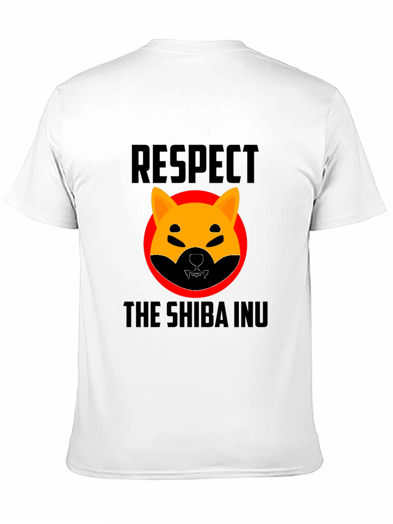 Respect the Shiba Inu T-Shirt - Black