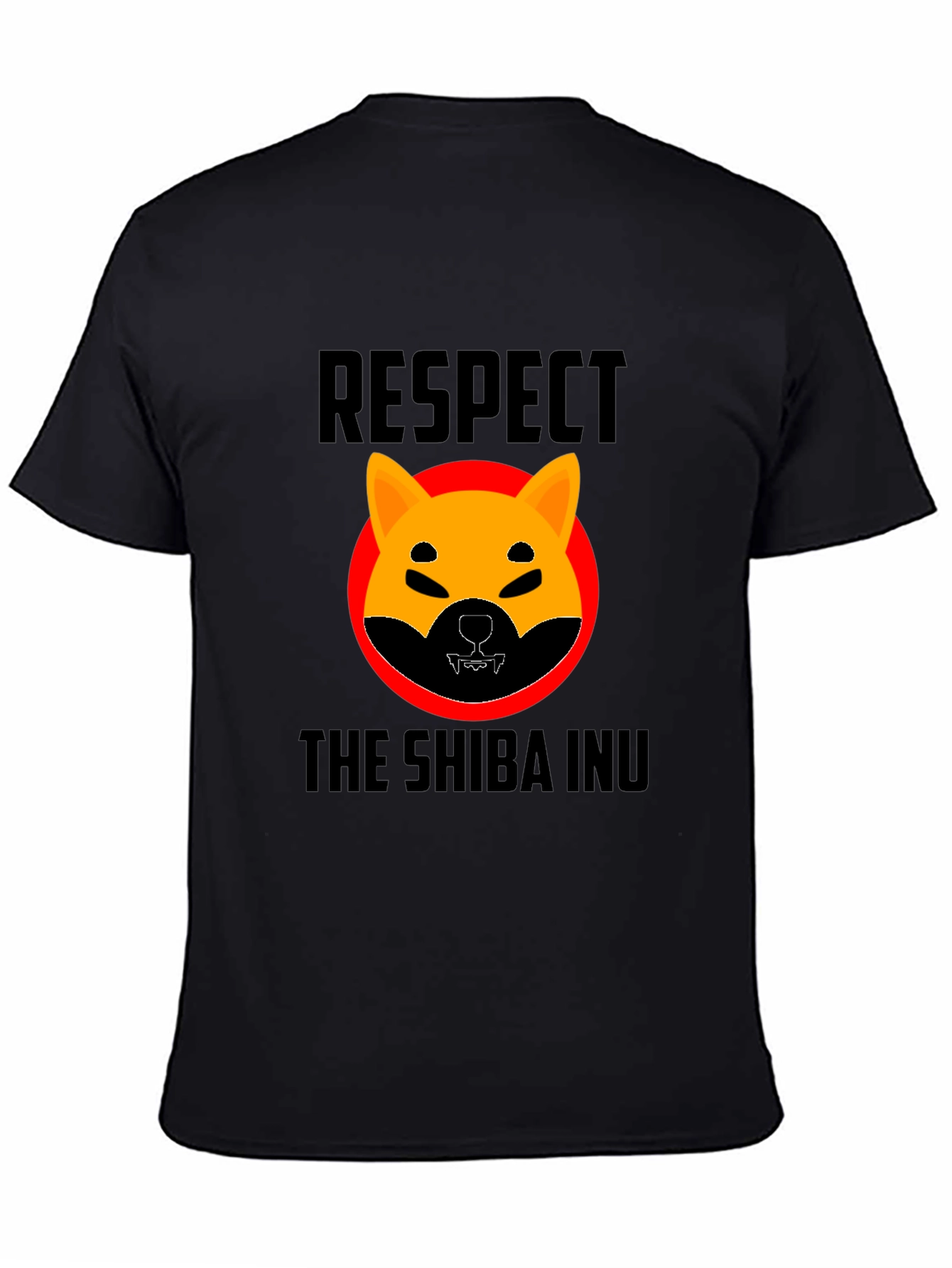 Respect the Shiba Inu T-Shirt - Black