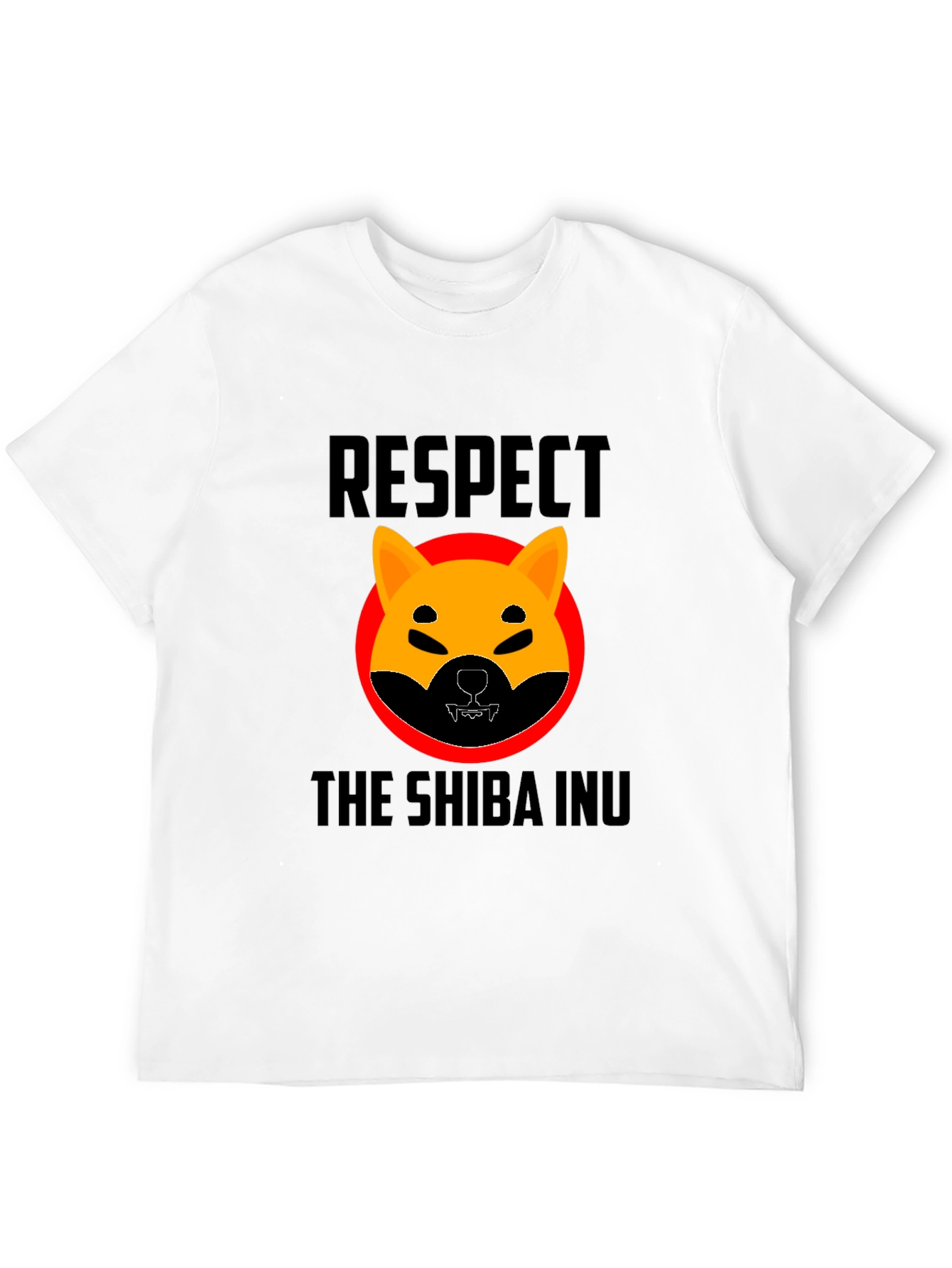 Respect the Shiba Inu T-Shirt - Black