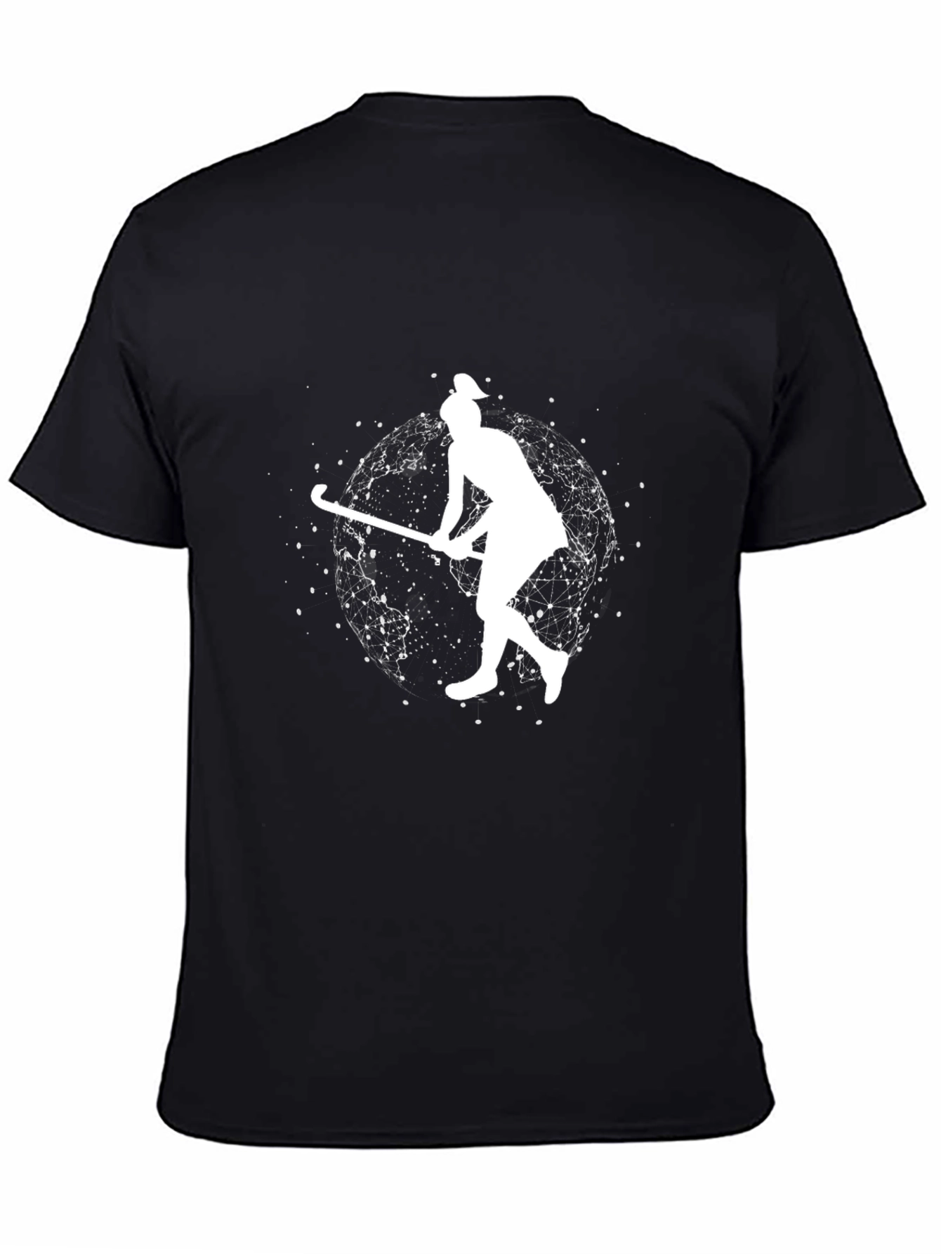 Hockey Player Graphic Tee - Stylish Sports Shirt
