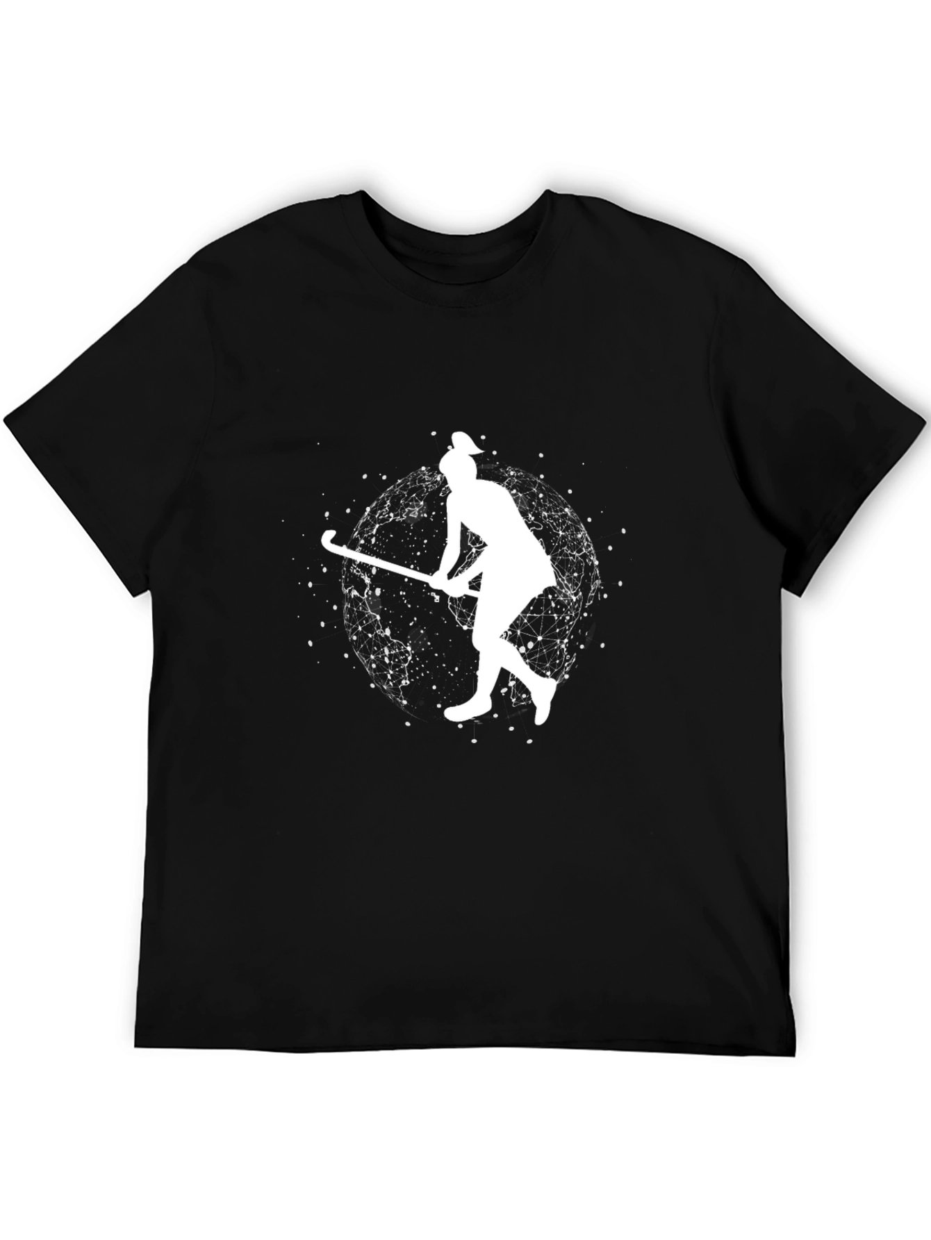 Hockey Player Graphic Tee - Stylish Sports Shirt