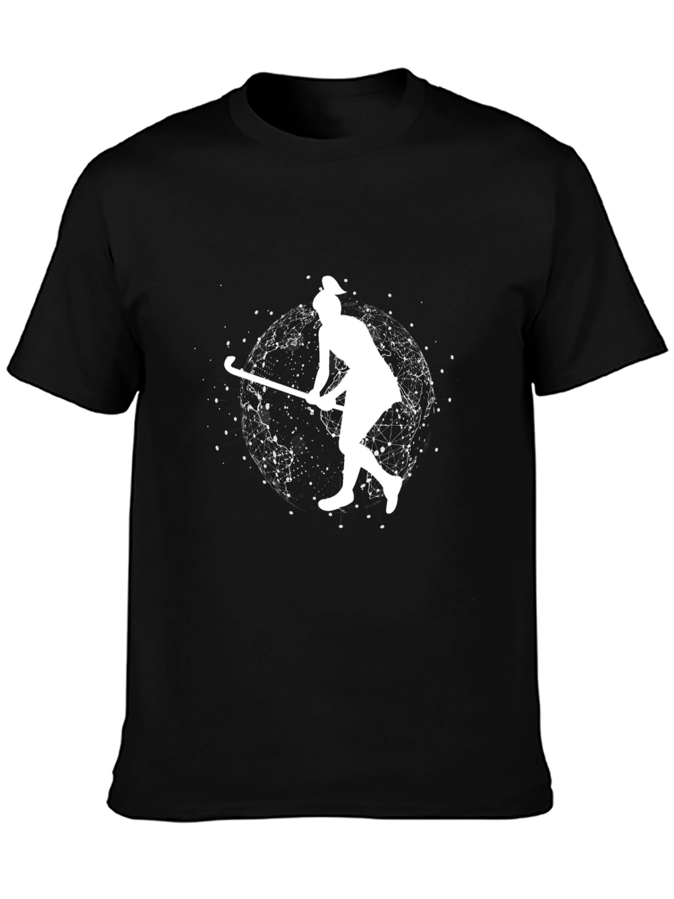 Hockey Player Graphic Tee - Stylish Sports Shirt