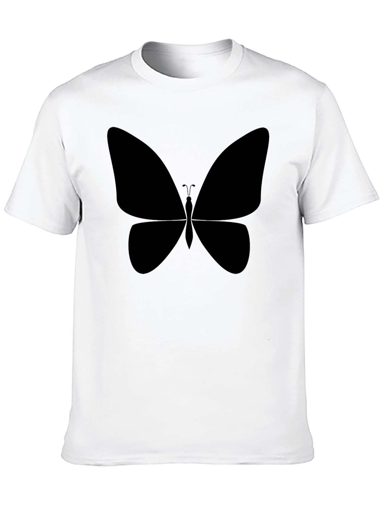 Butterfly Graphic Black T-Shirt - Stylish & Comfortable