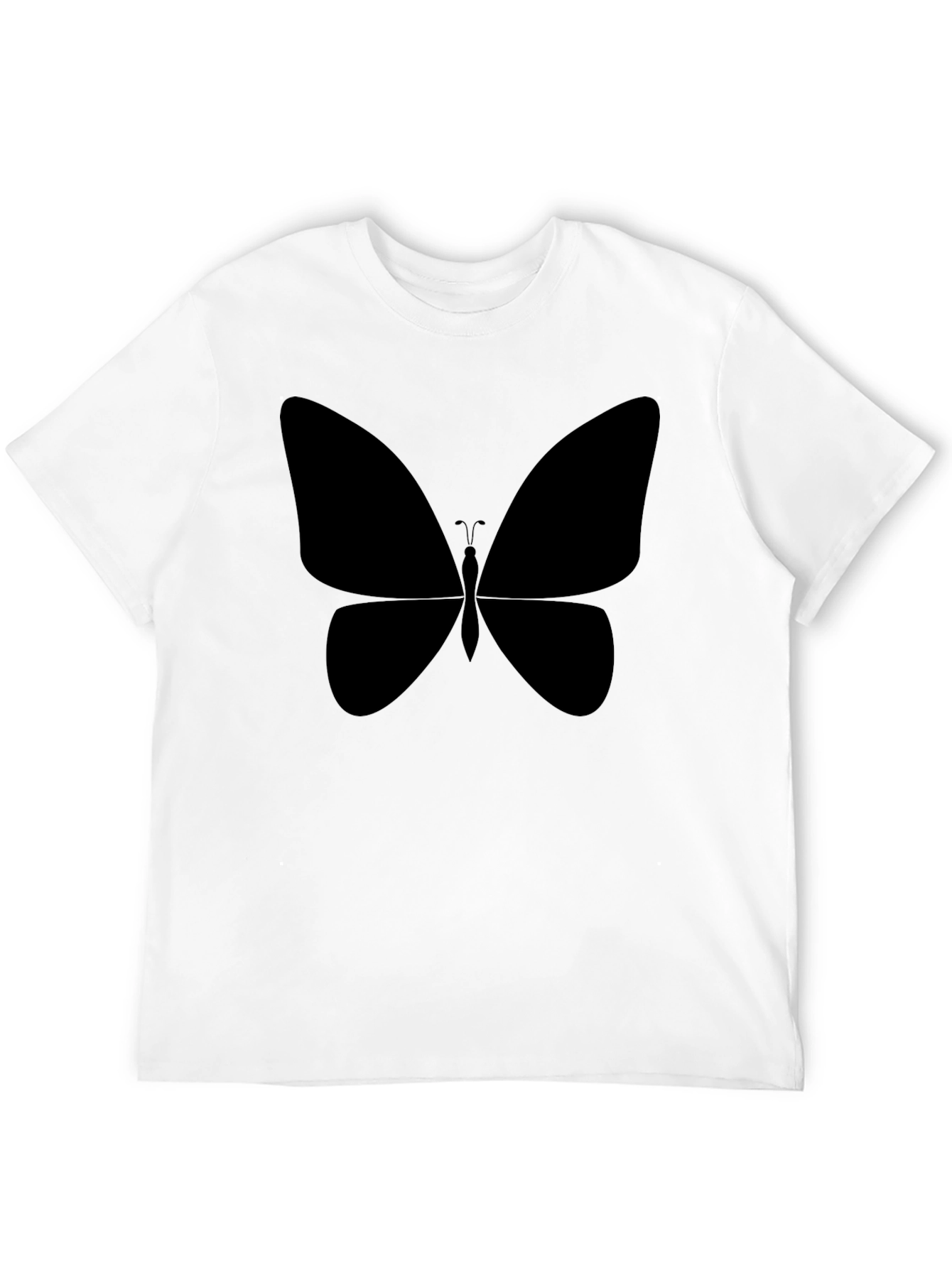Butterfly Graphic Black T-Shirt - Stylish & Comfortable