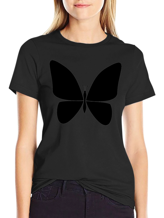 Butterfly Graphic Black T-Shirt - Stylish & Comfortable