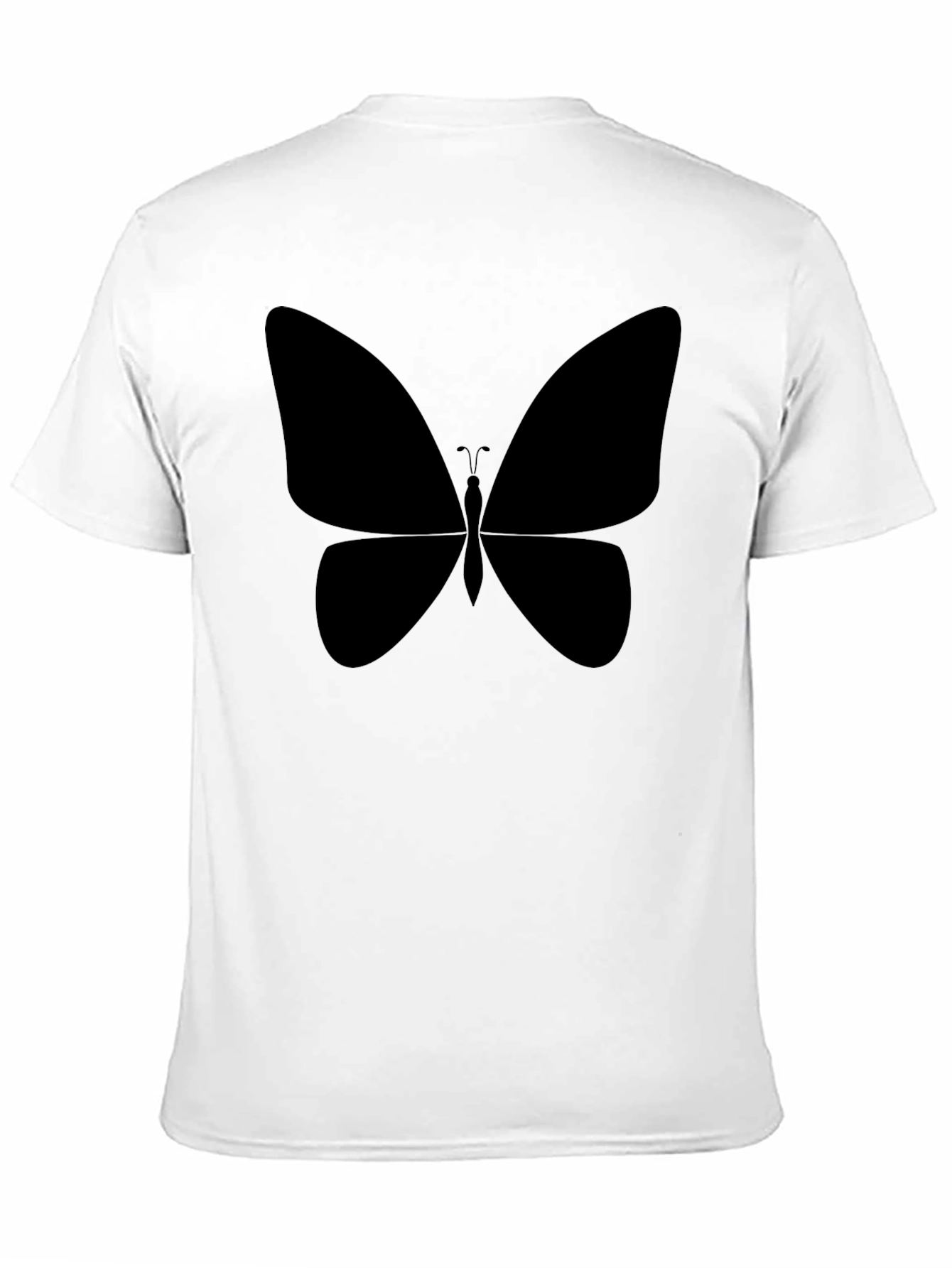 Butterfly Graphic Black T-Shirt - Stylish & Comfortable