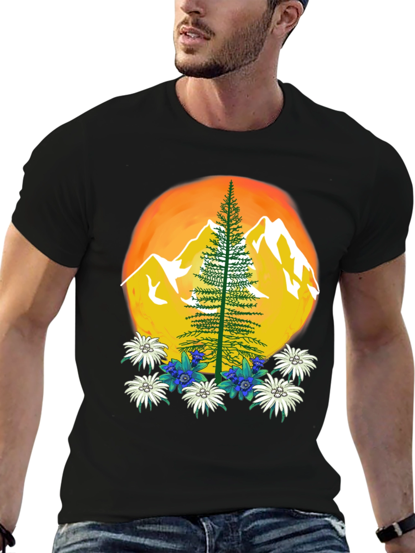 Mountain Sunset Graphic Tee