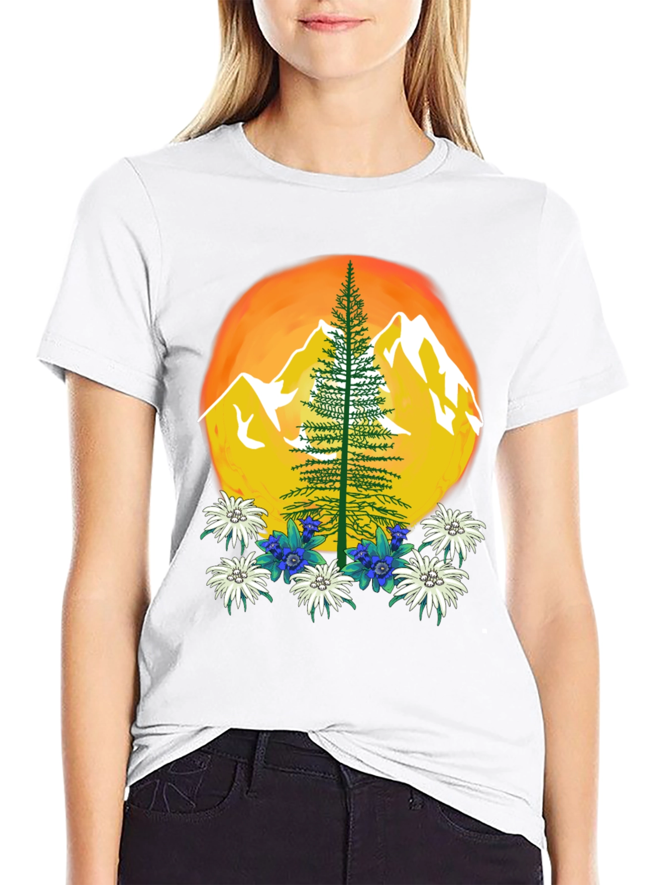 Mountain Sunset Graphic Tee