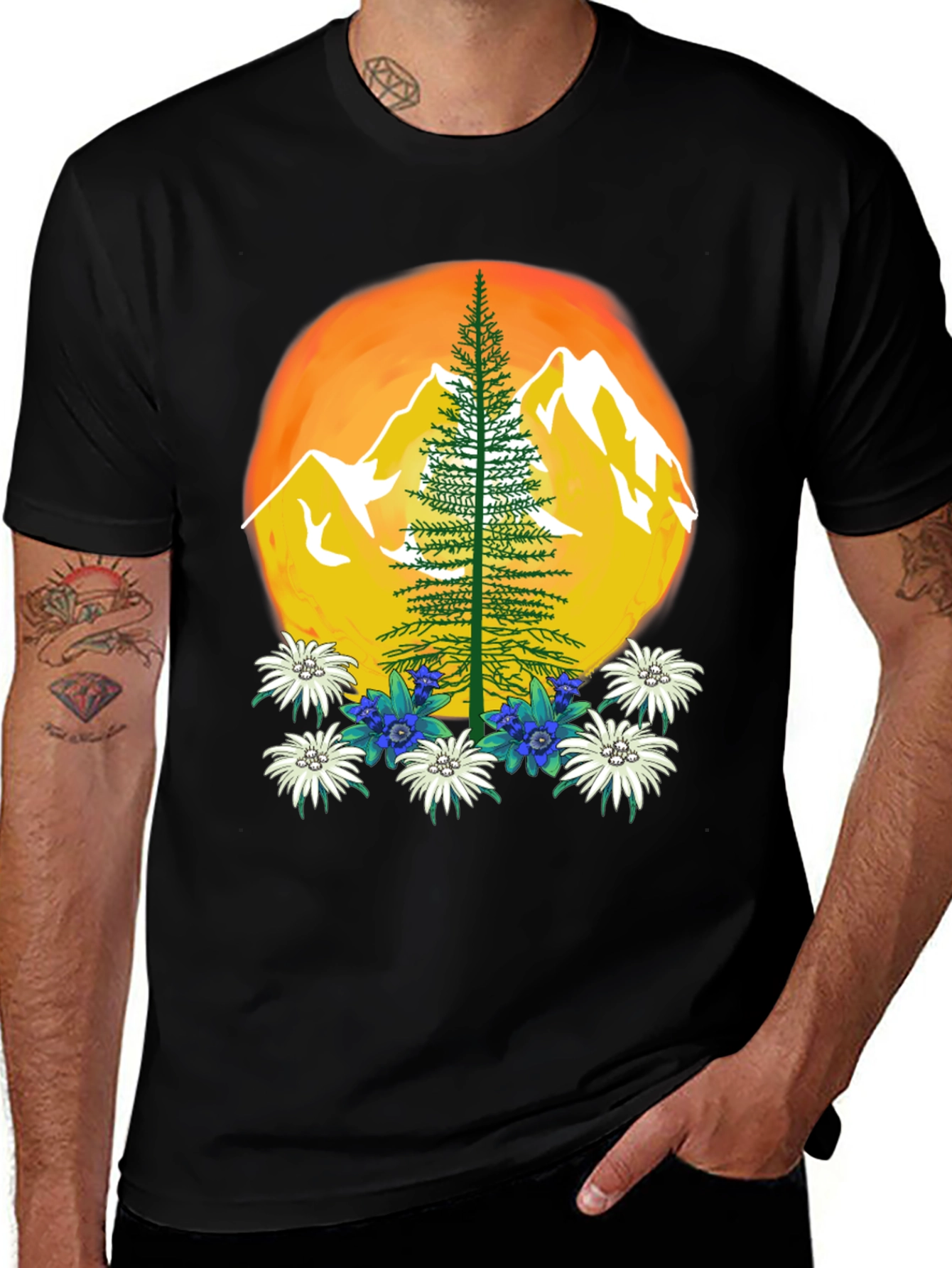 Mountain Sunset Graphic Tee
