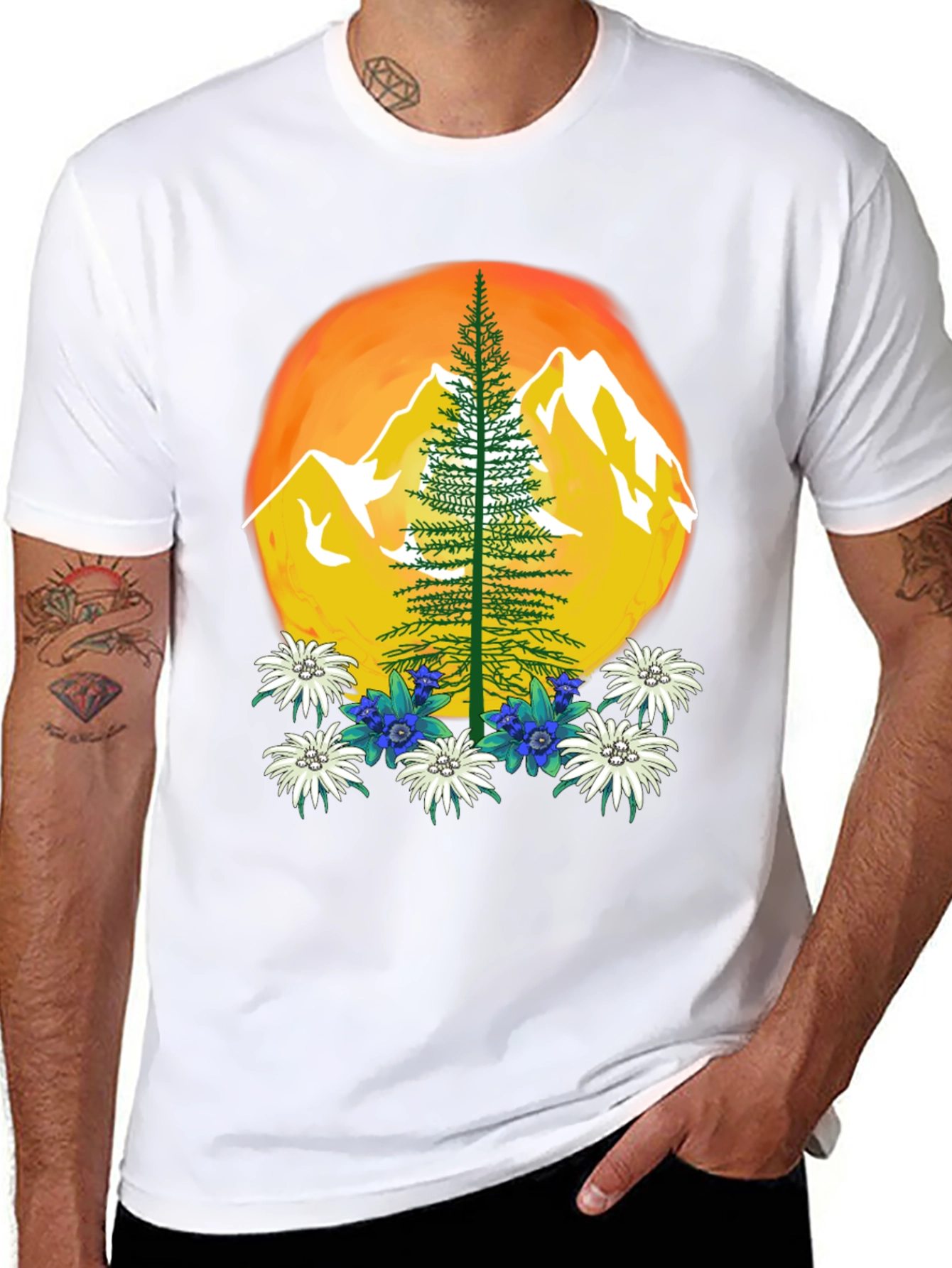 Mountain Sunset Graphic Tee