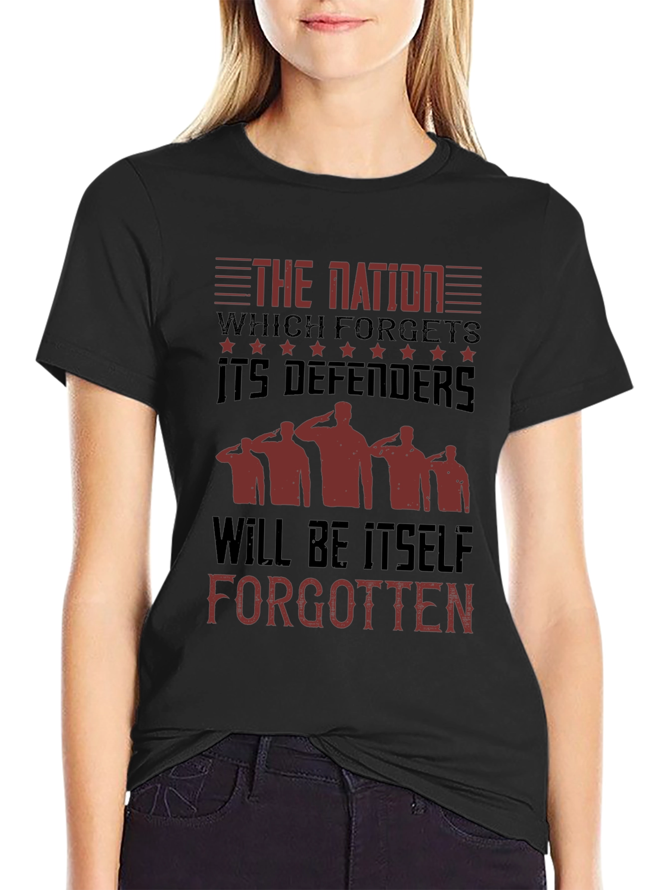 Patriotic Military Defenders T-Shirt
