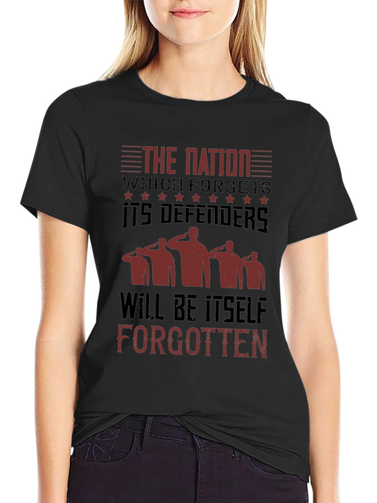 Patriotic Military Defenders T-Shirt