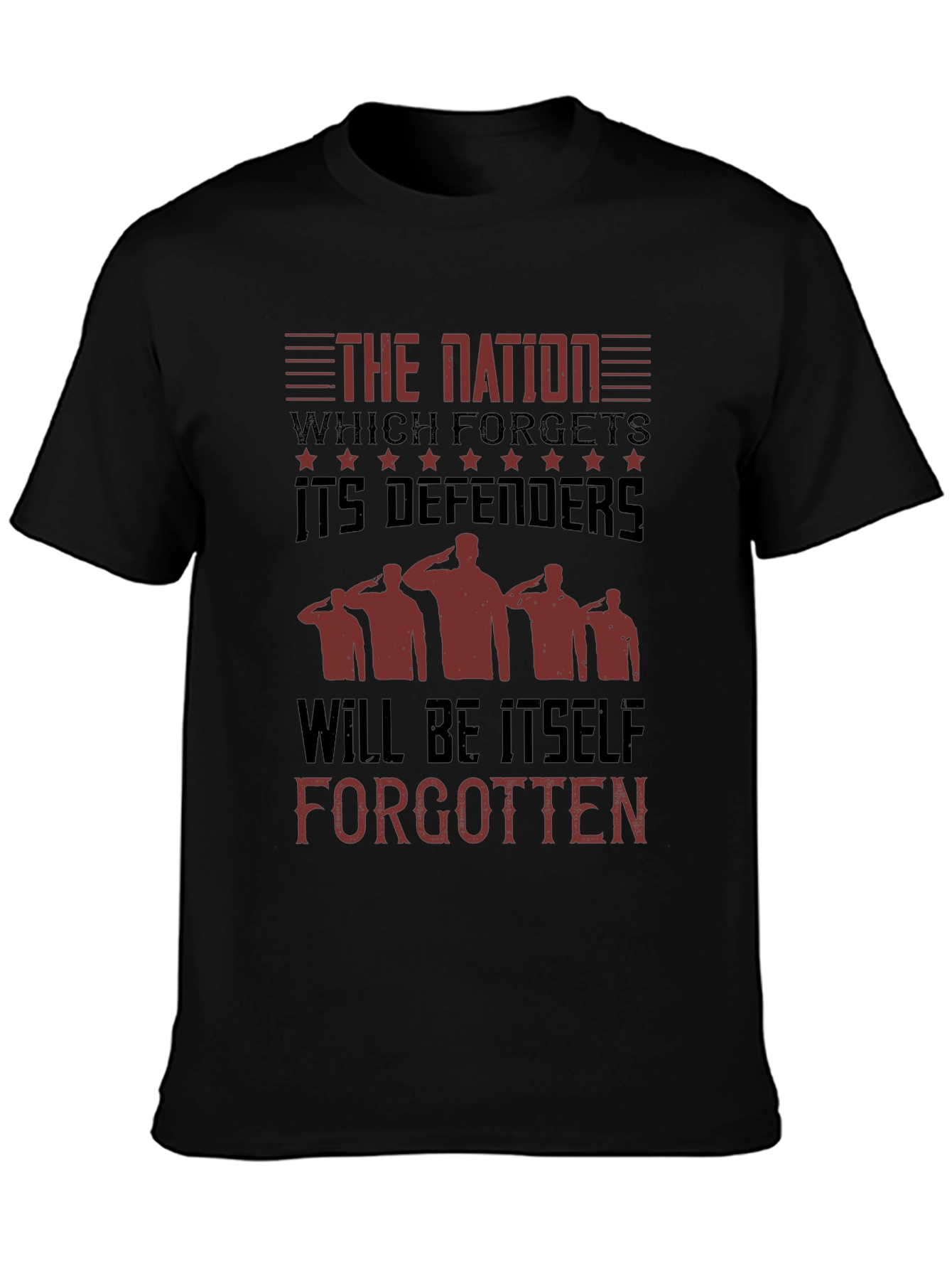 Patriotic Military Defenders T-Shirt