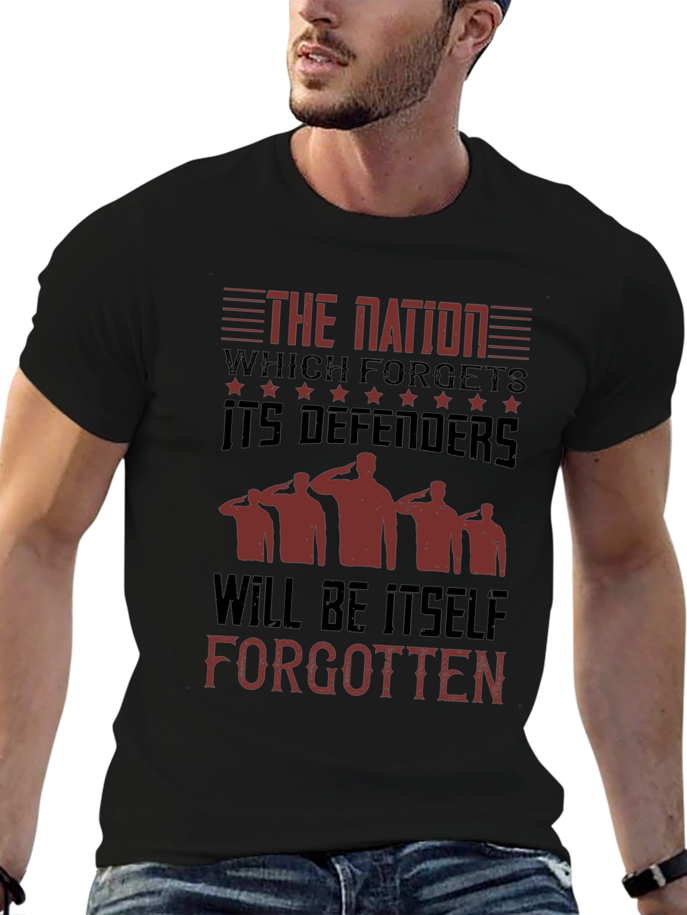 Patriotic Military Defenders T-Shirt