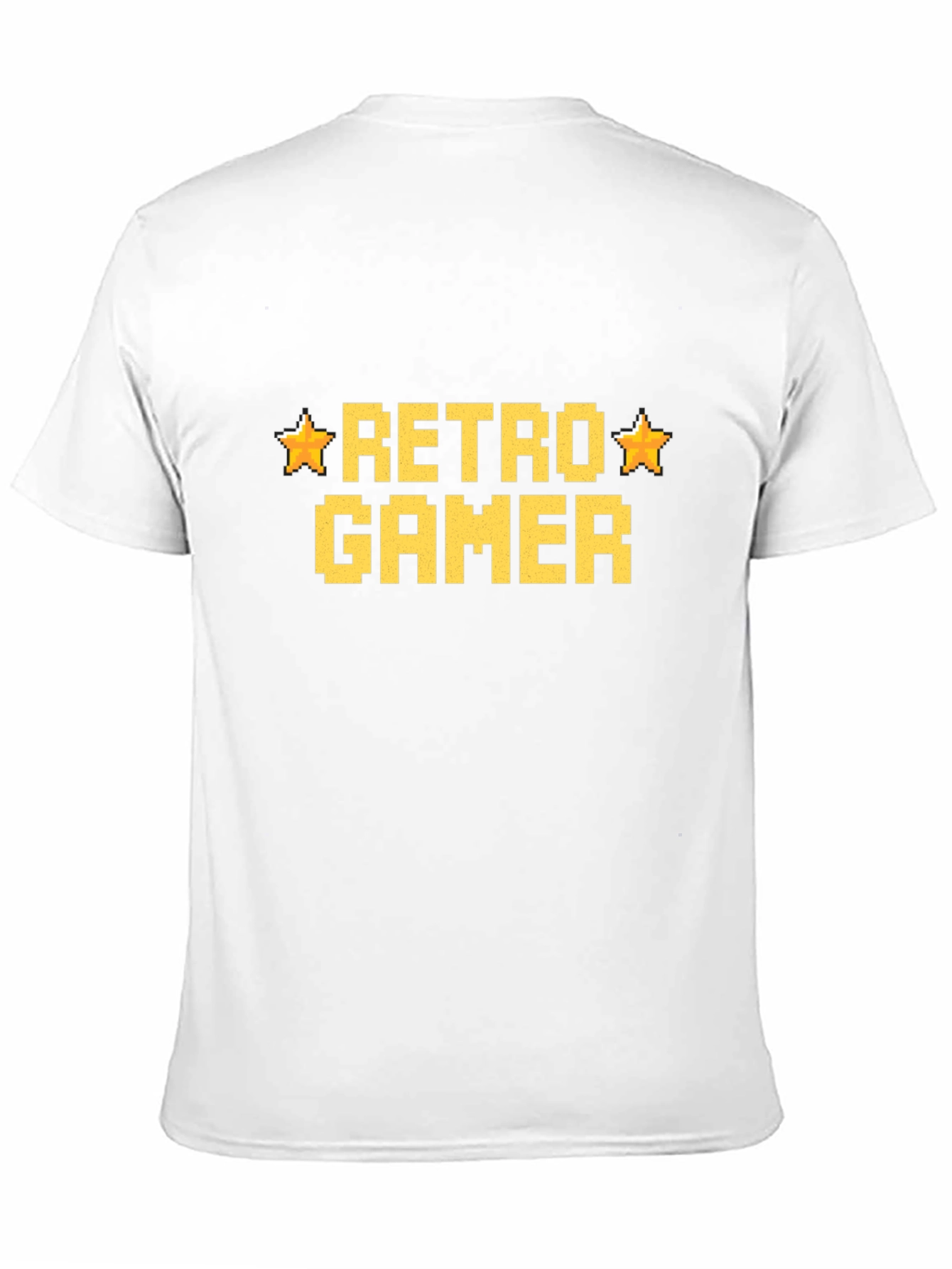 Retro Gamer Black T-Shirt - Pixelated Design