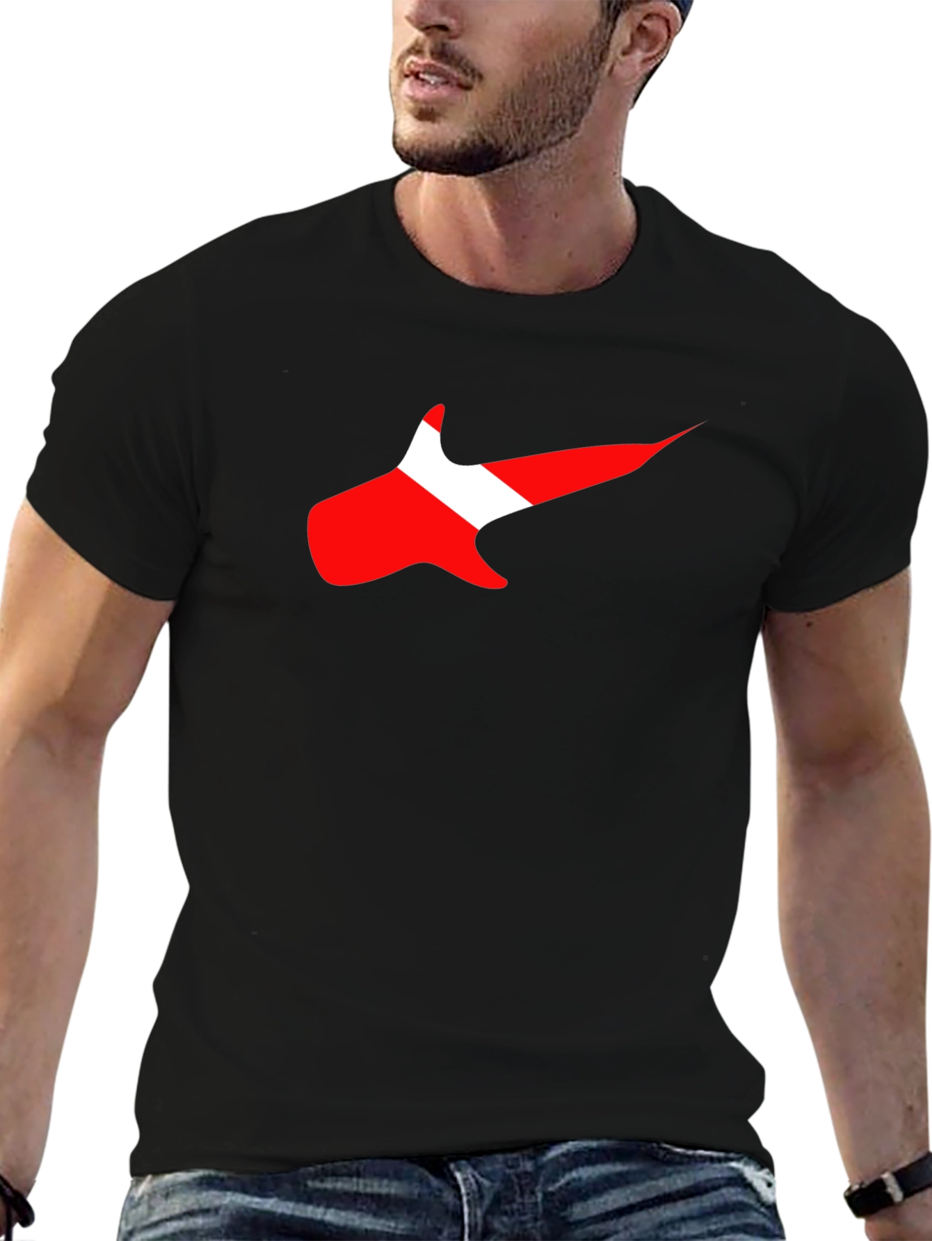 Diving Flag Graphic T-Shirt