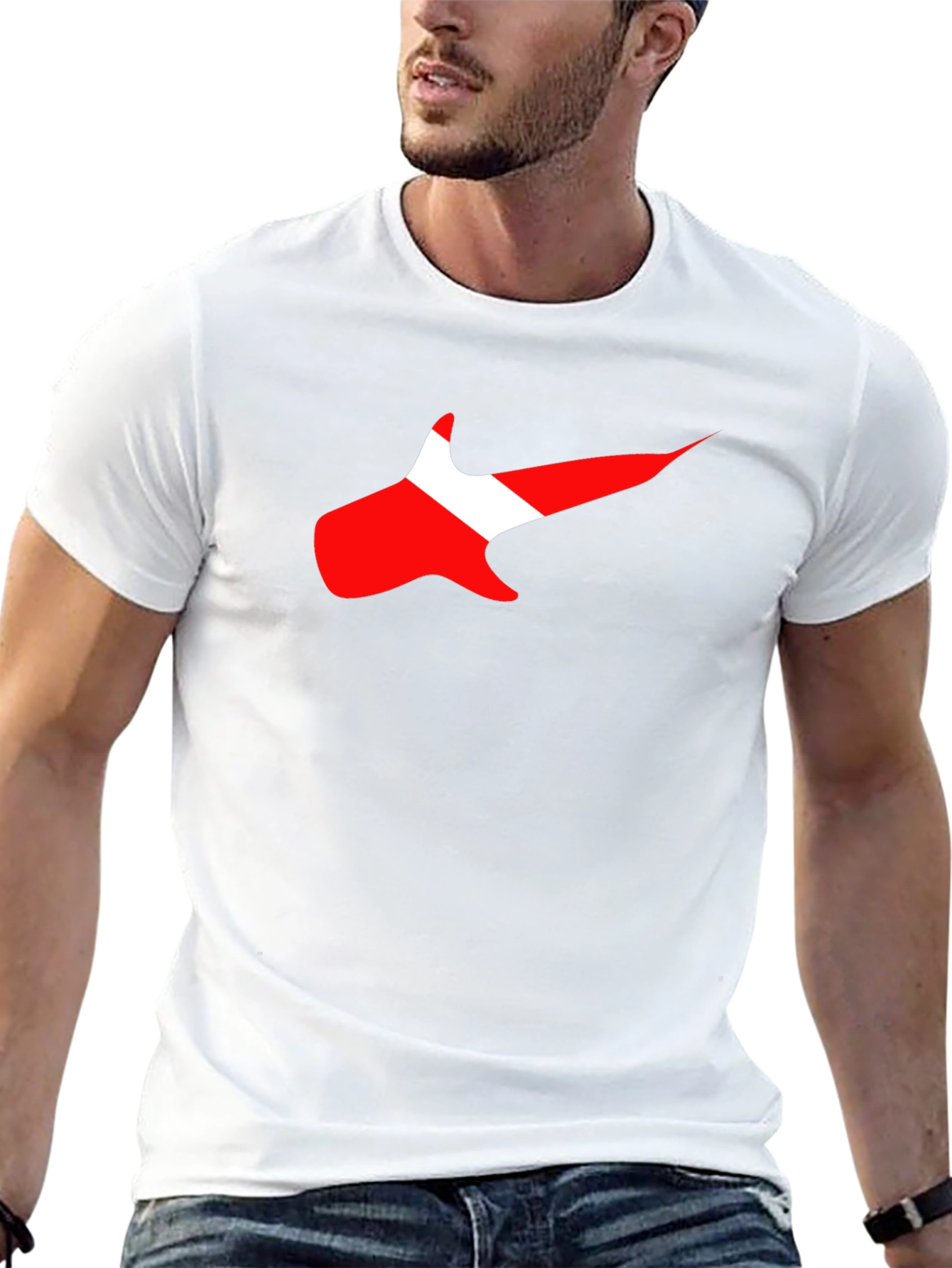 Diving Flag Graphic T-Shirt