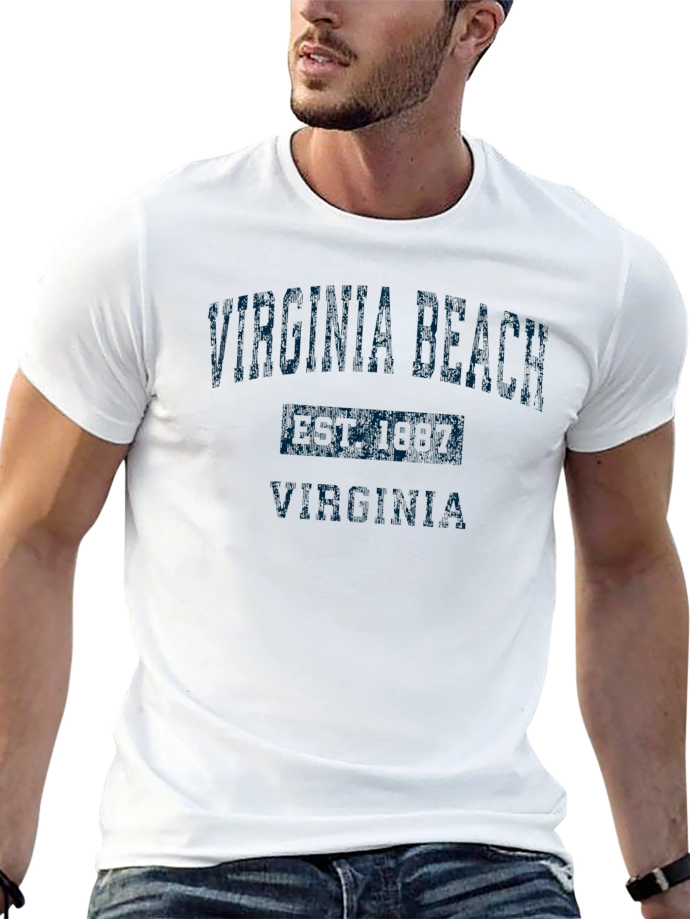 Virginia Beach Crew Neck T-Shirt
