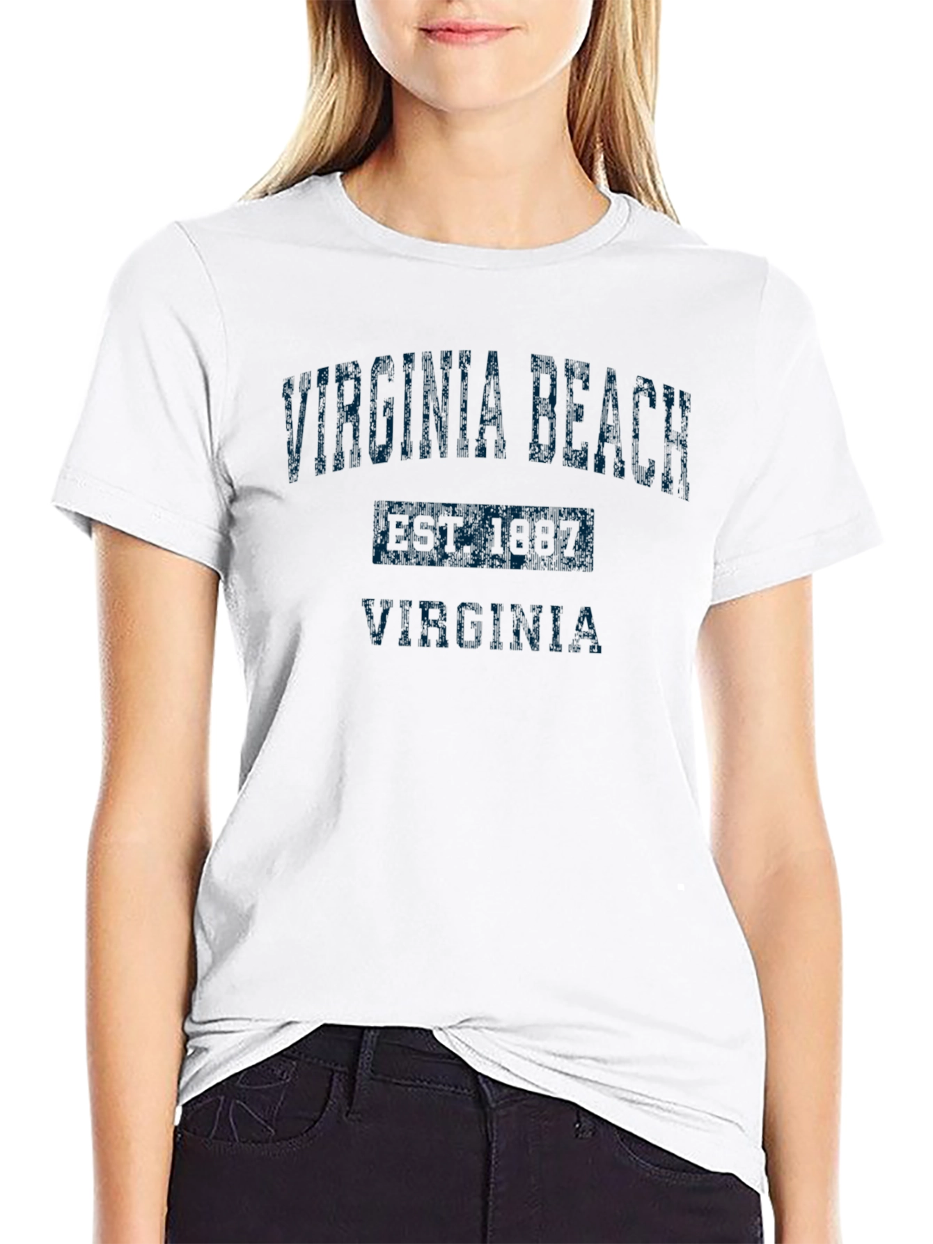 Virginia Beach Crew Neck T-Shirt