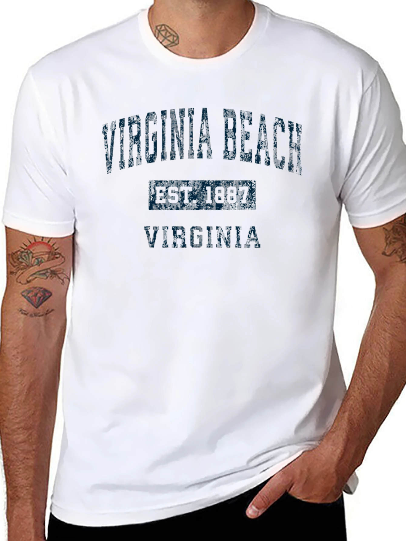 Virginia Beach Crew Neck T-Shirt
