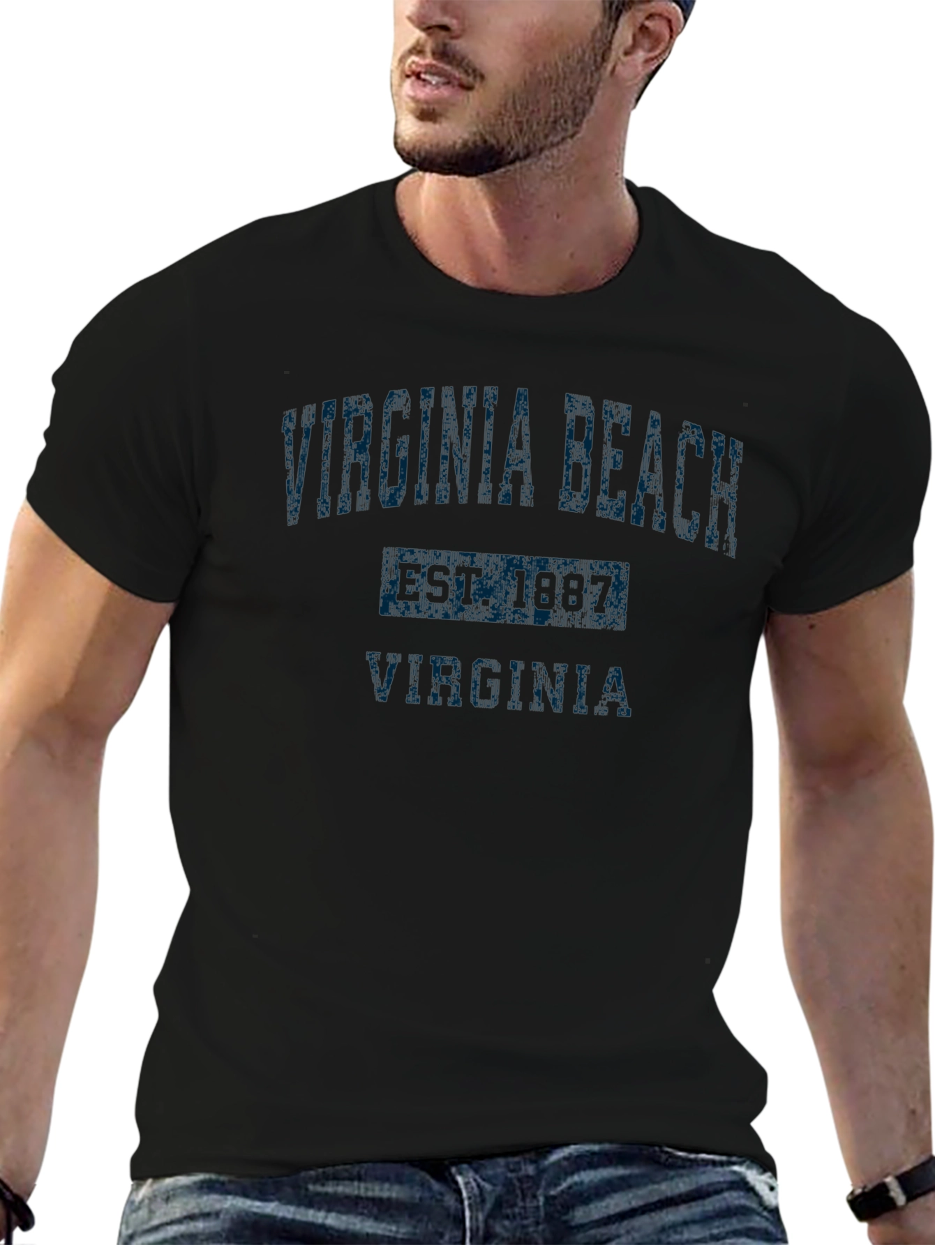 Virginia Beach Crew Neck T-Shirt