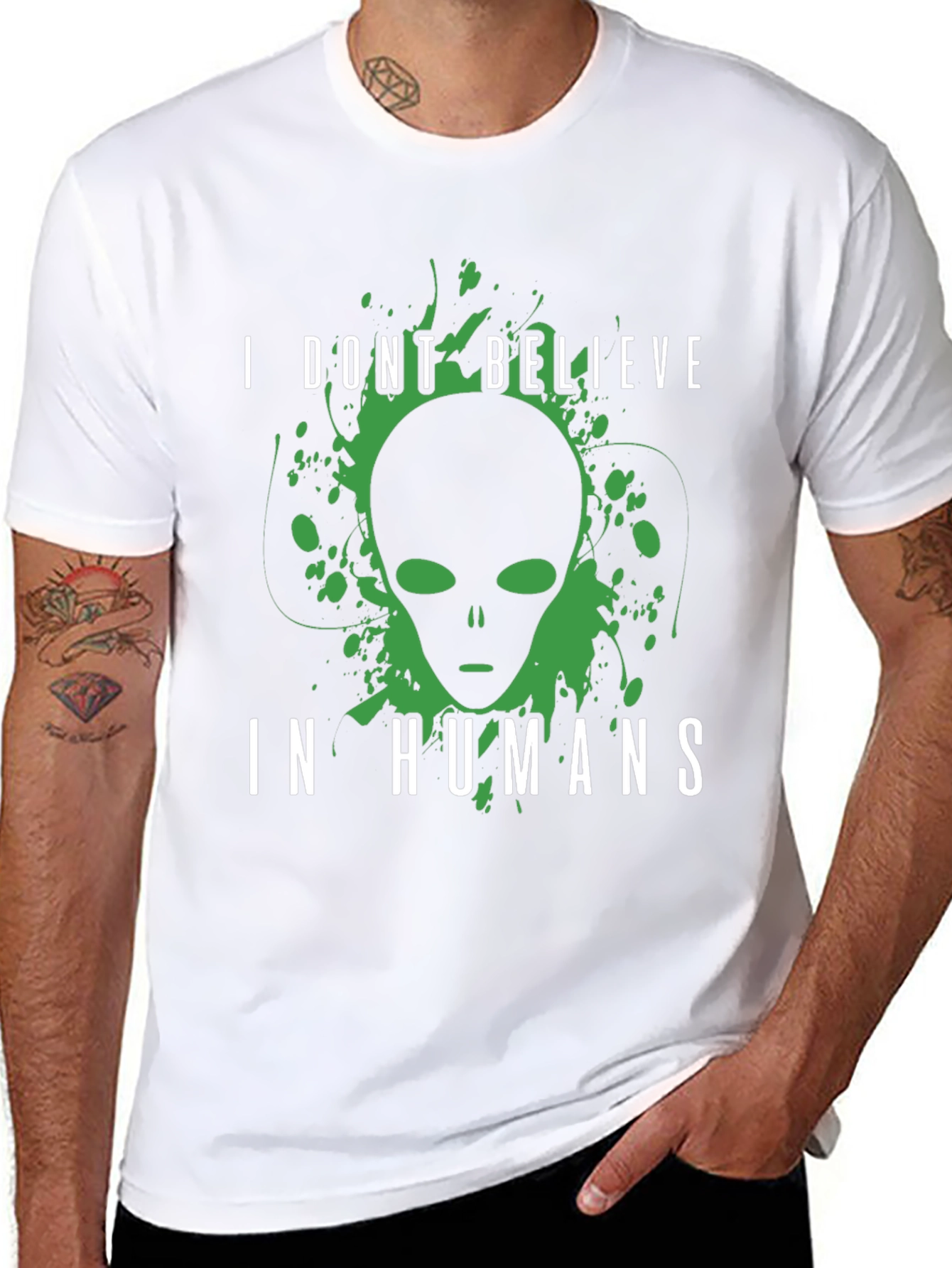 I Dont Believe In Humans Alien T-Shirt