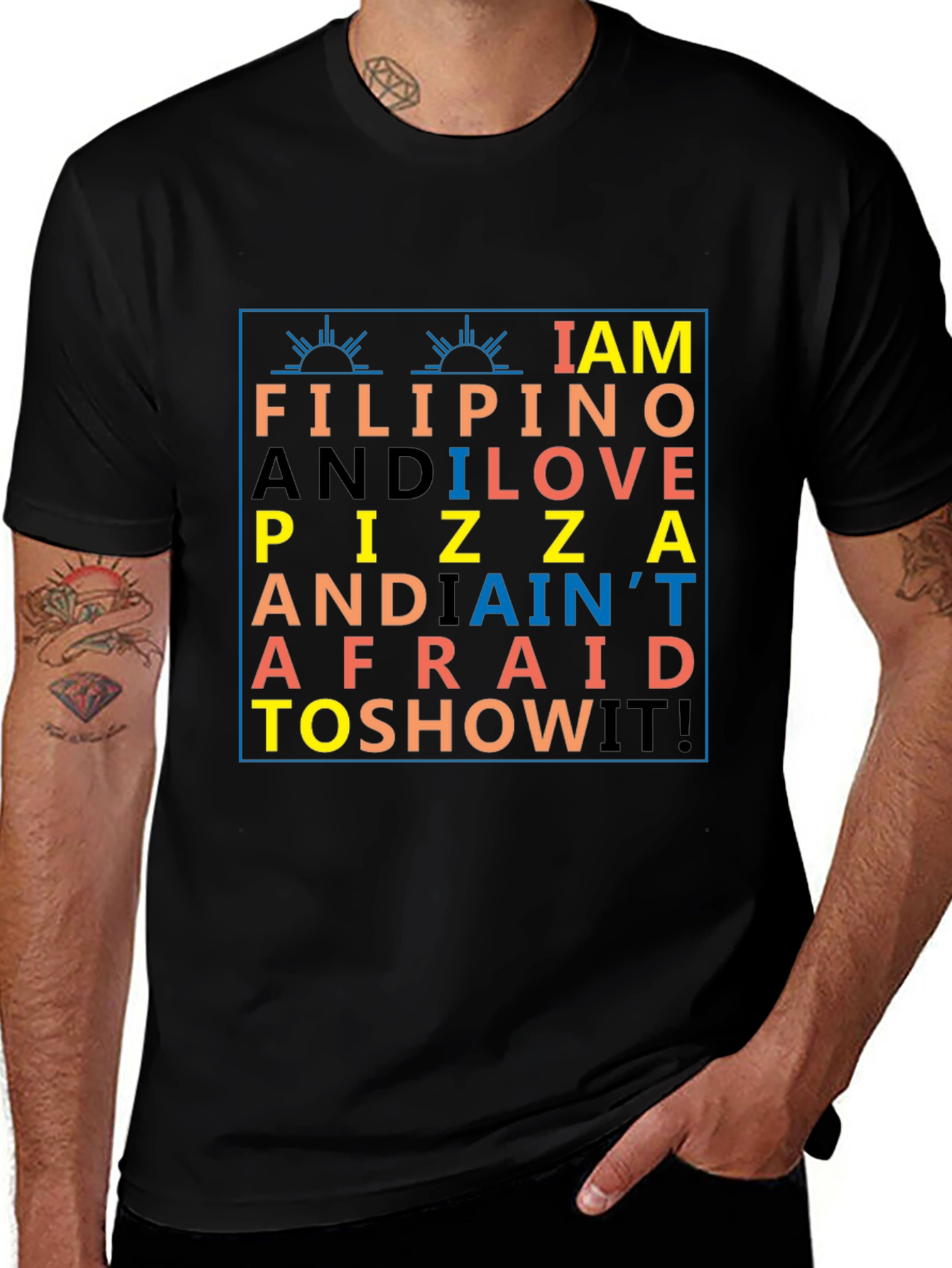 Filipino Pizza Lover Graphic Tee